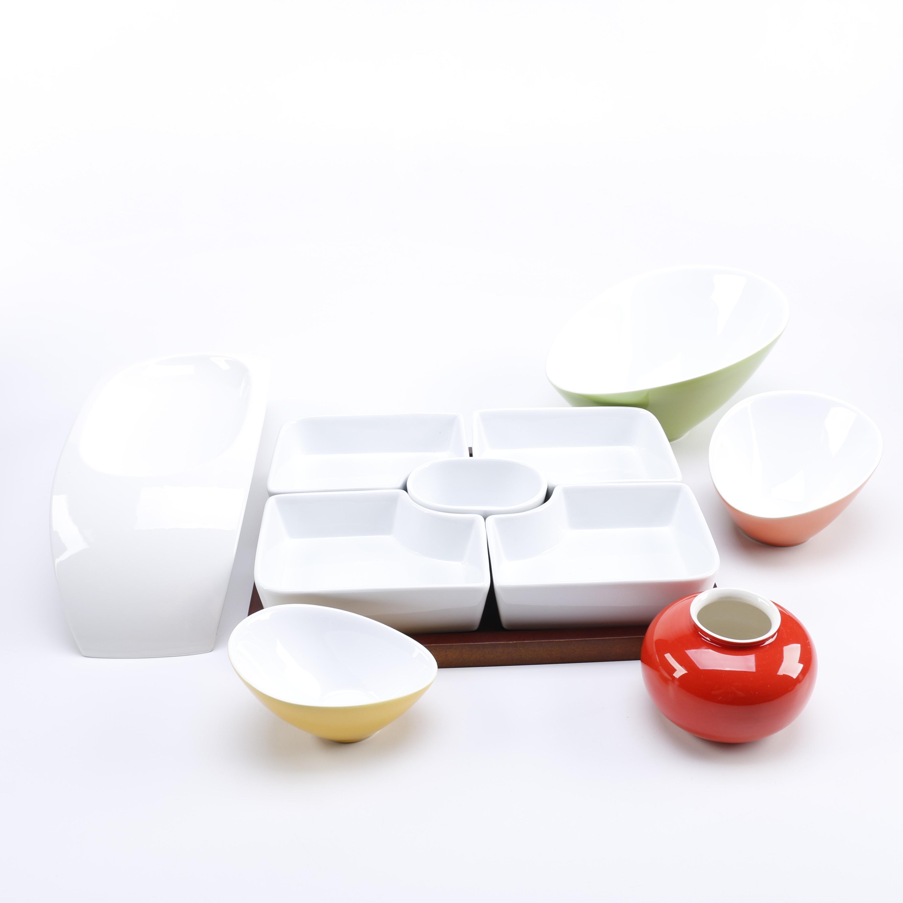 Porcelain Tableware From Various Makers