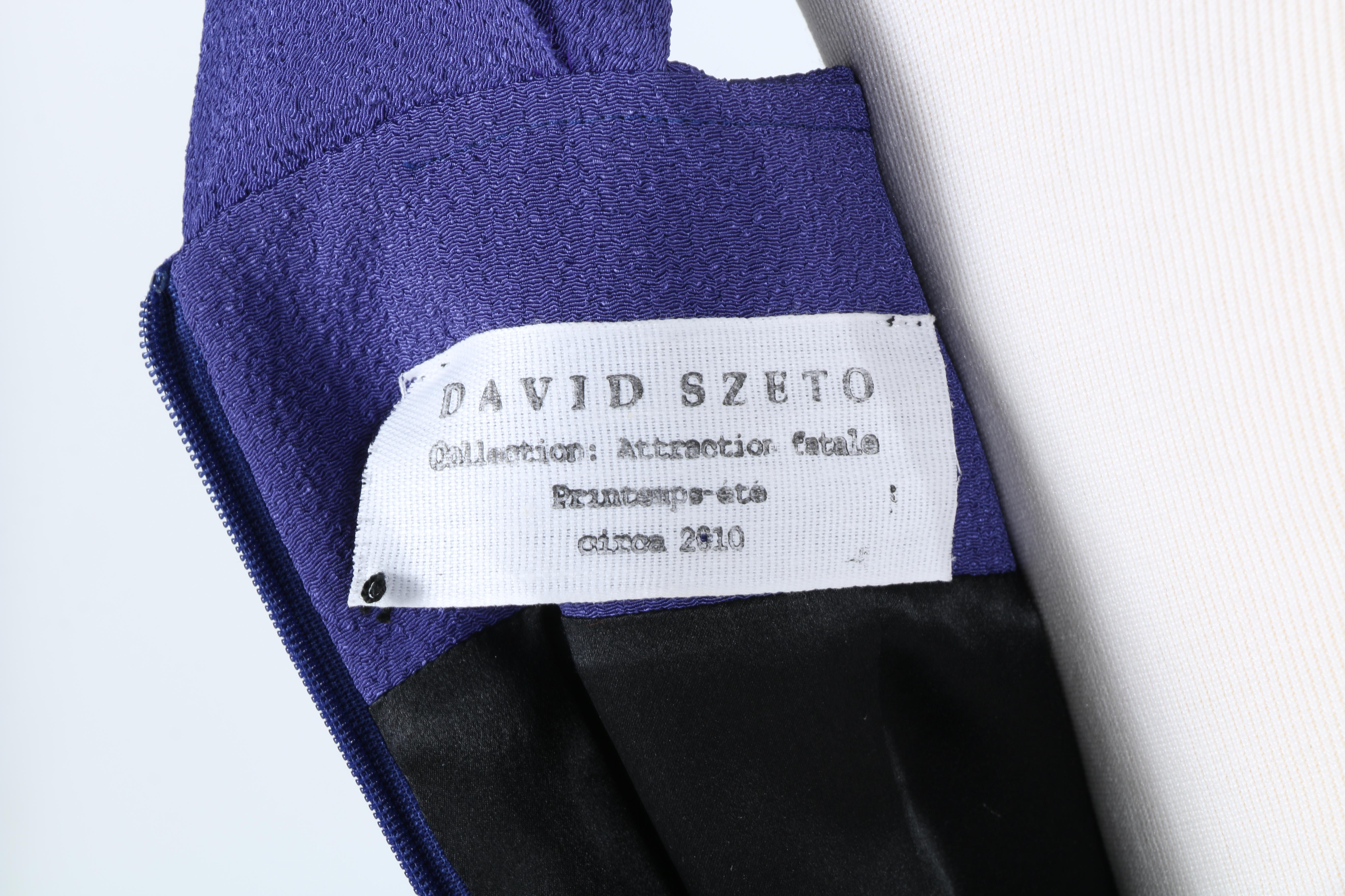 Indigo Dress by David Szeto