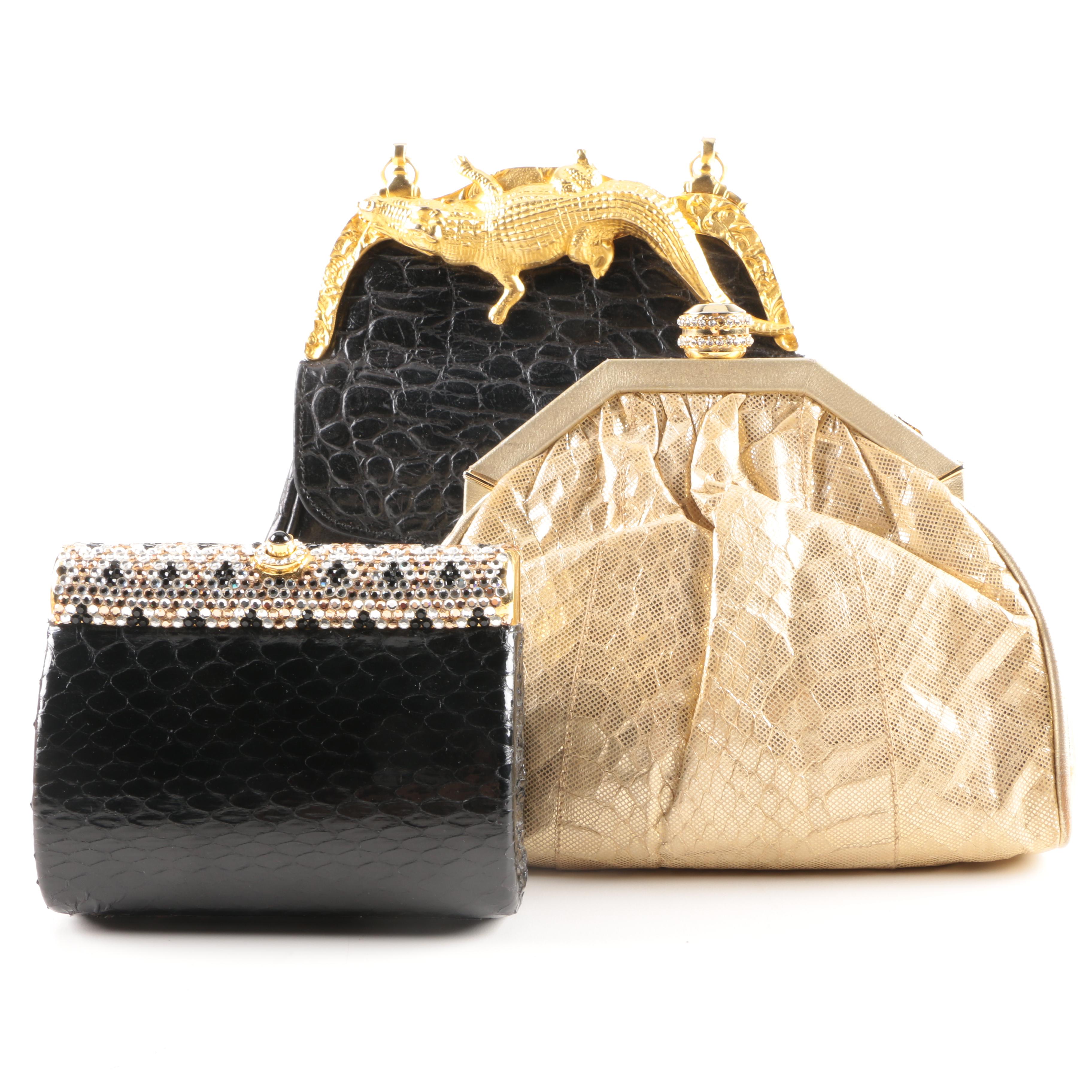 Ann Turk, Barbara Bolan, and Tiras Evening Bags