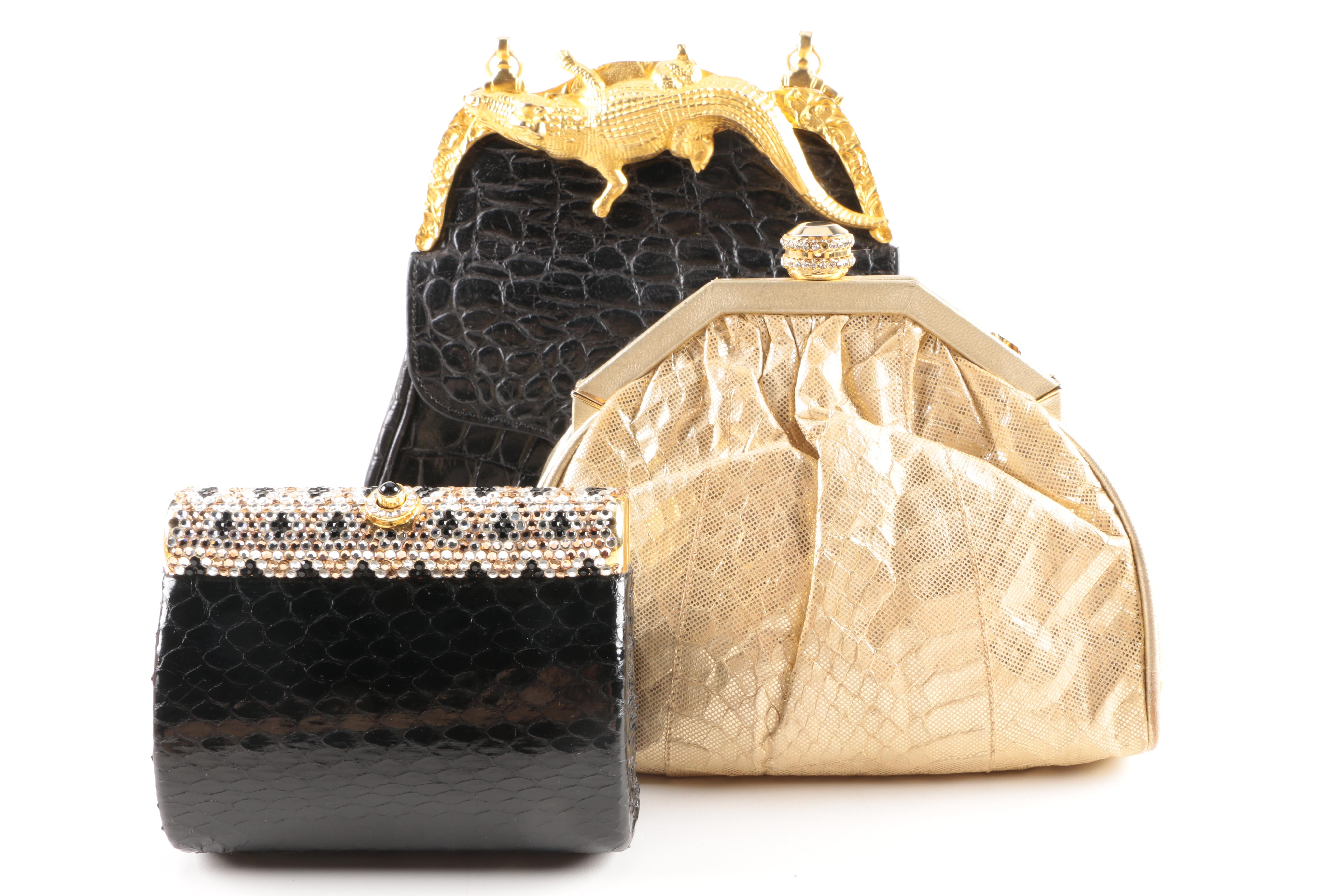 Ann Turk, Barbara Bolan, and Tiras Evening Bags