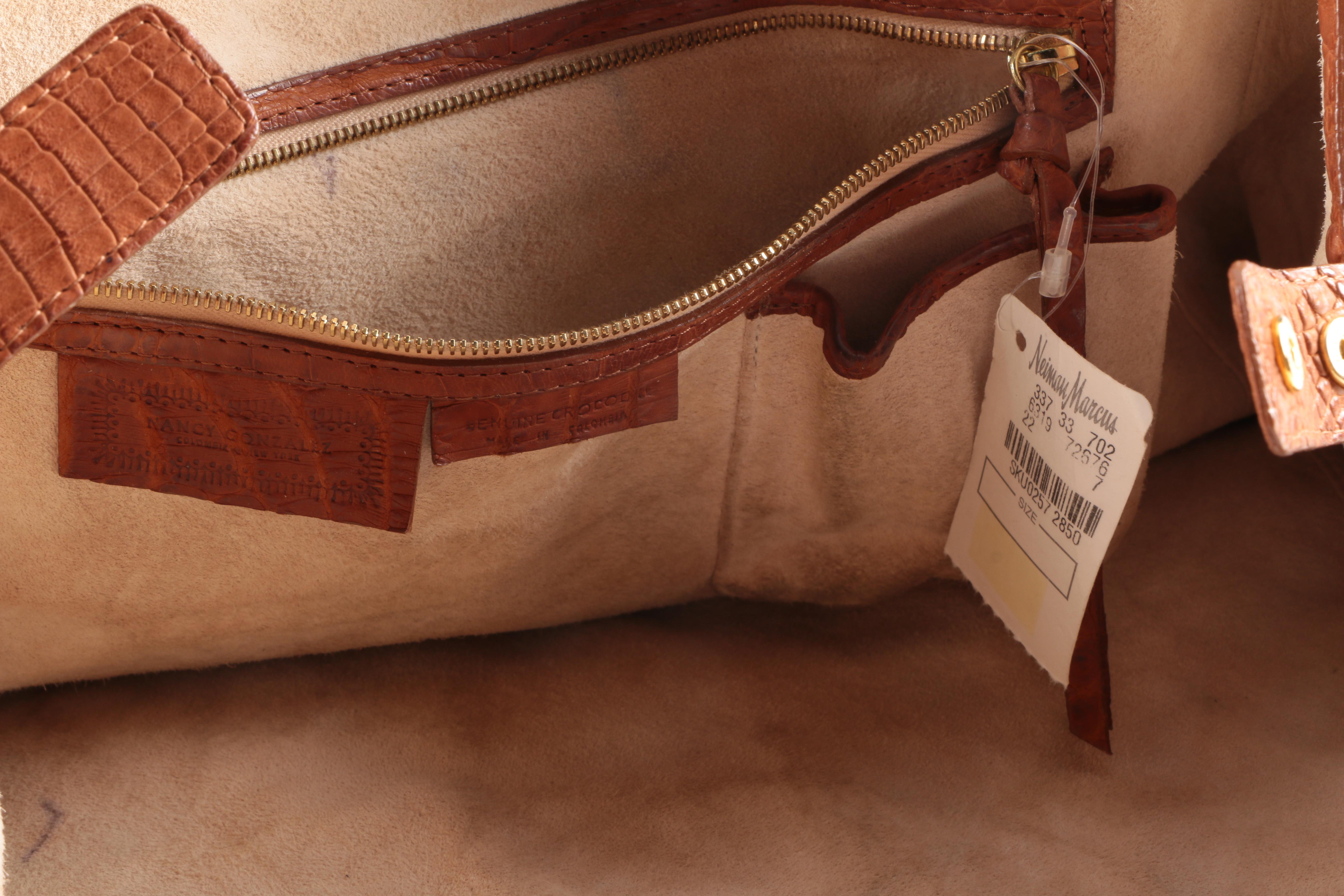 Nancy Gonzalez Crocodile Handbag