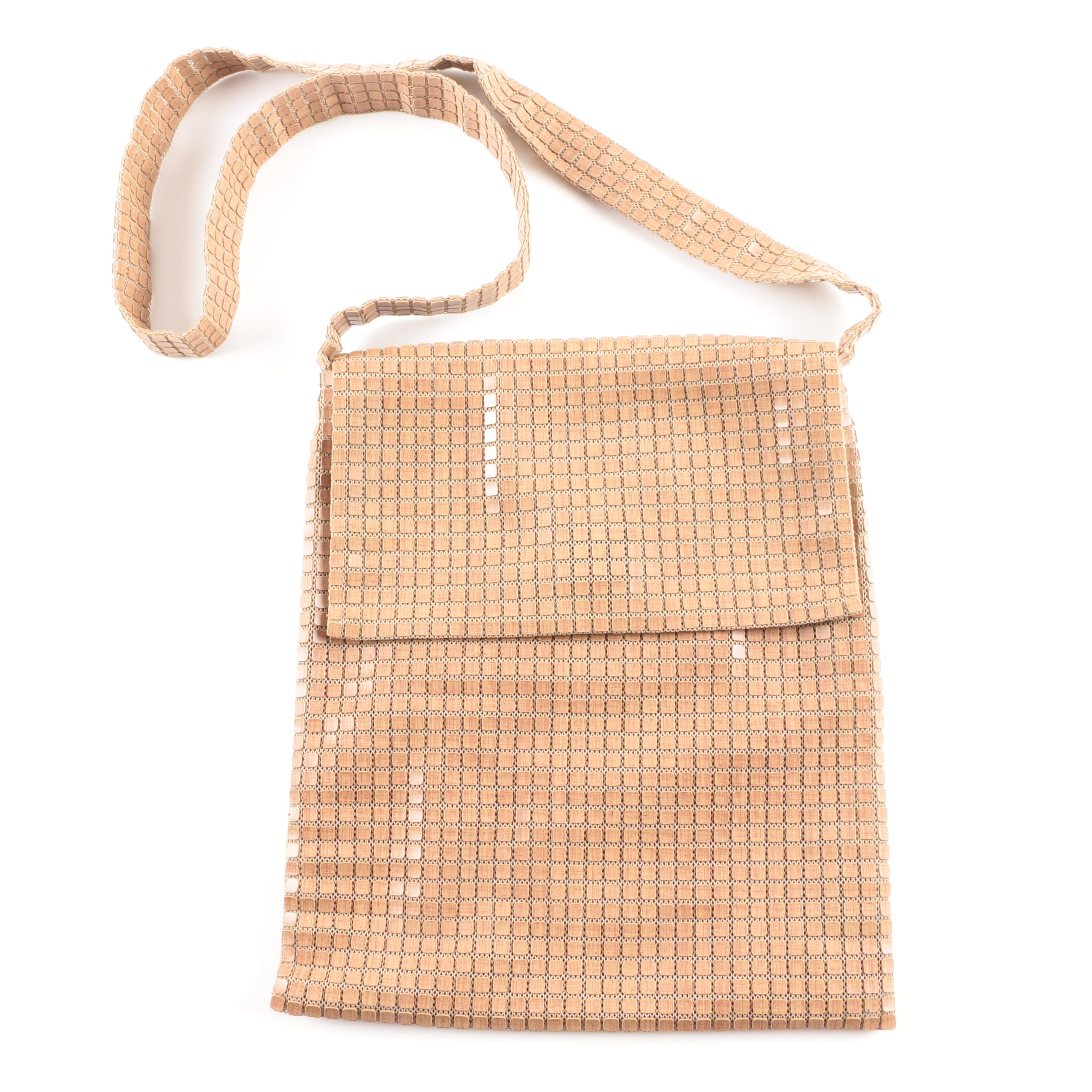 Amy Chan Brown Metal Mesh Bag