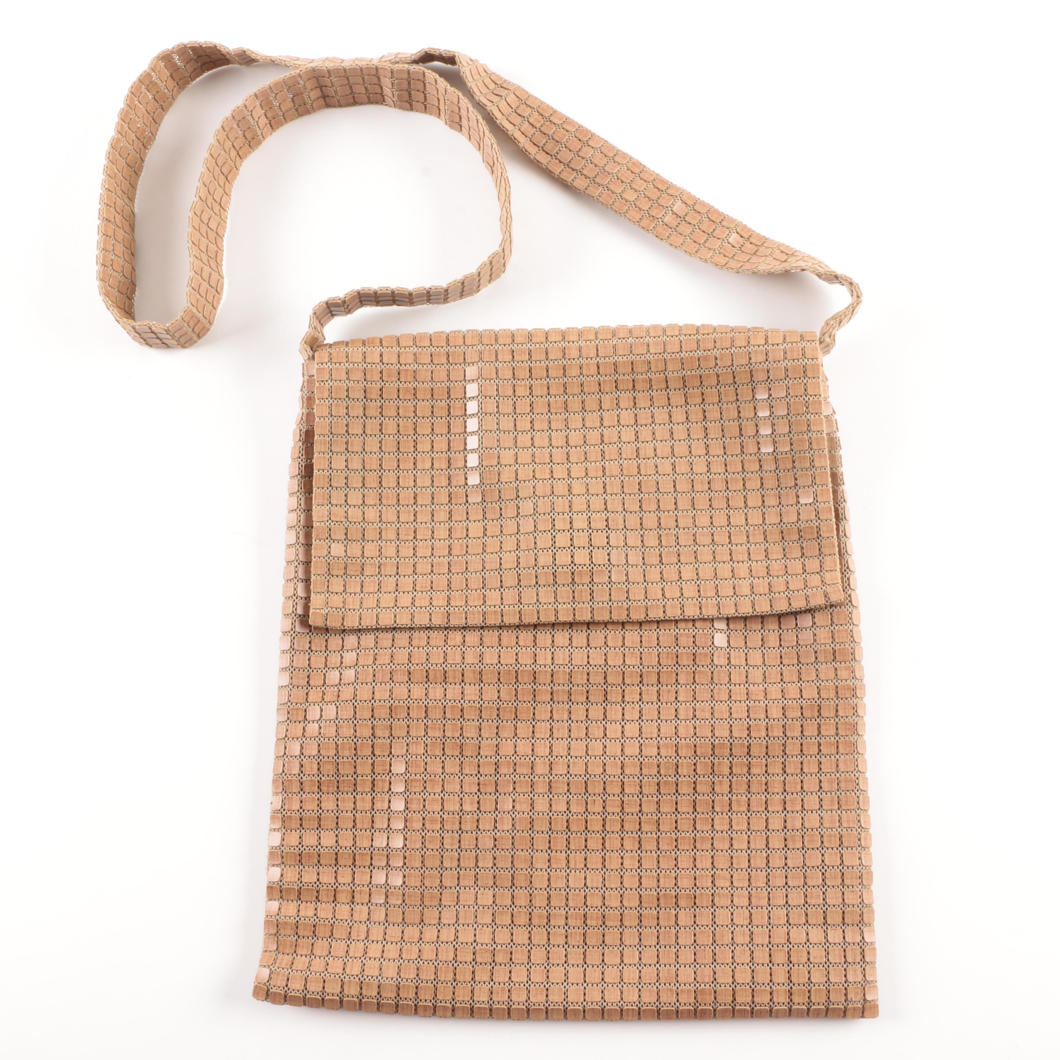 Amy Chan Brown Metal Mesh Bag