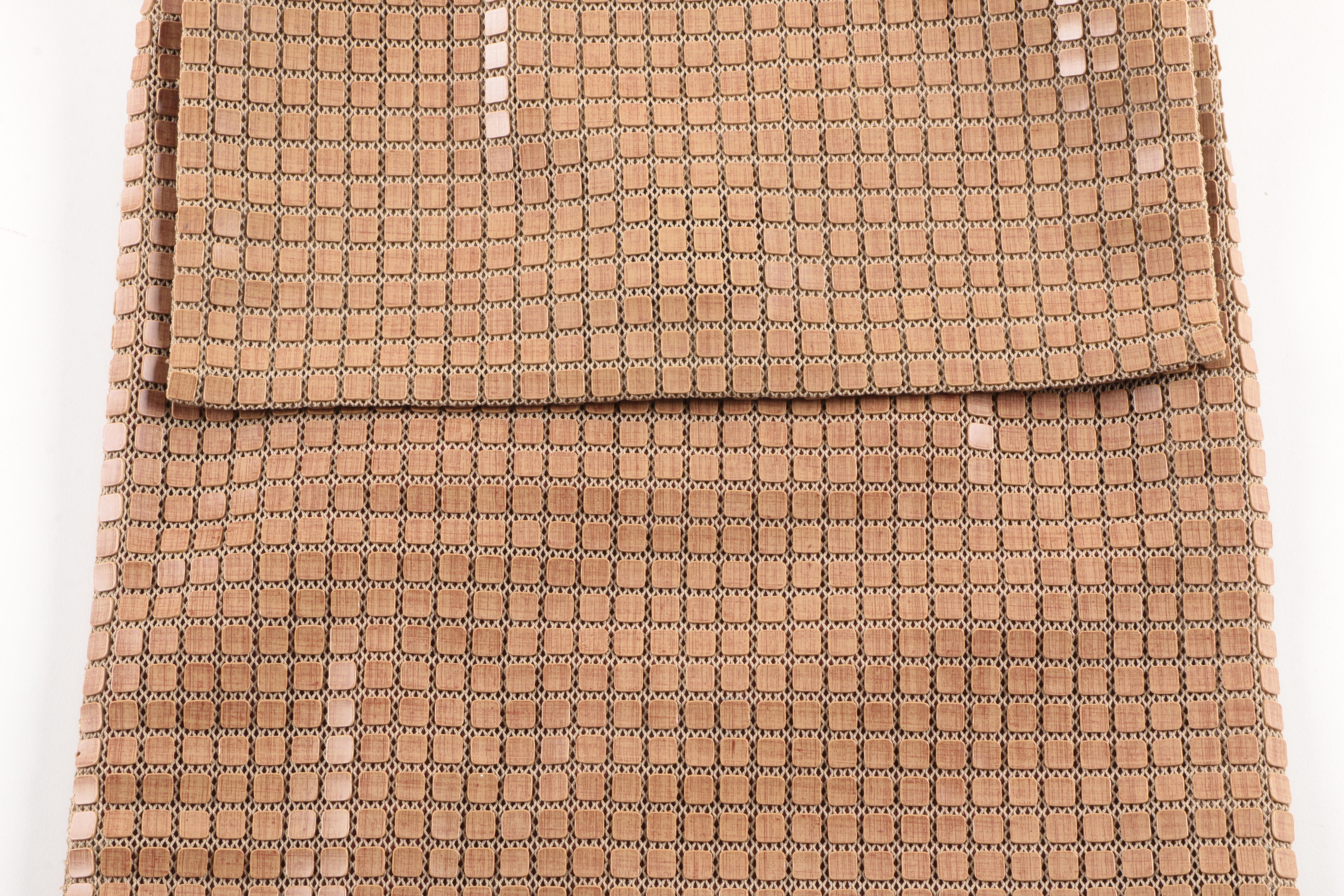 Amy Chan Brown Metal Mesh Bag