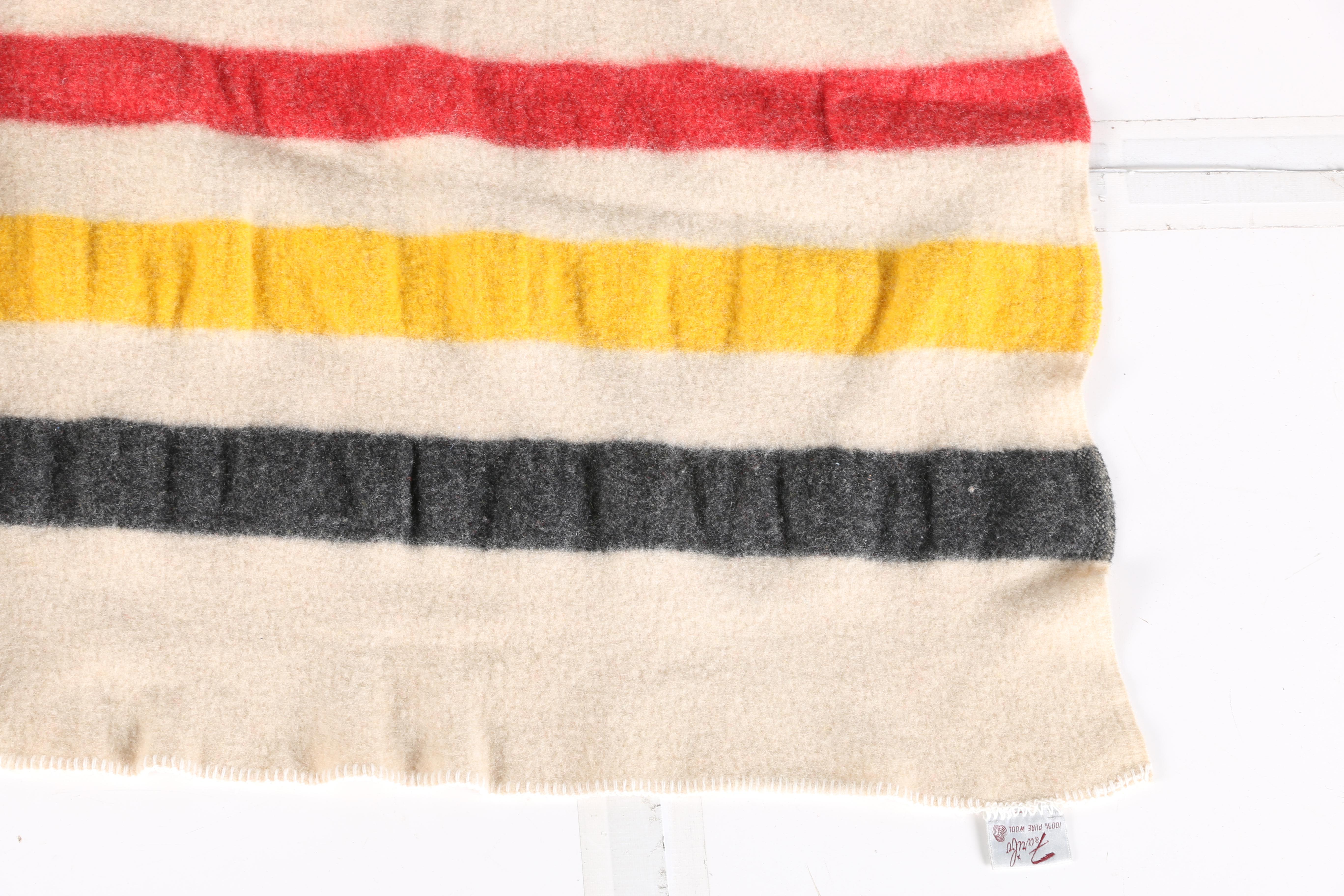 Vintage Faribo Wool Blanket