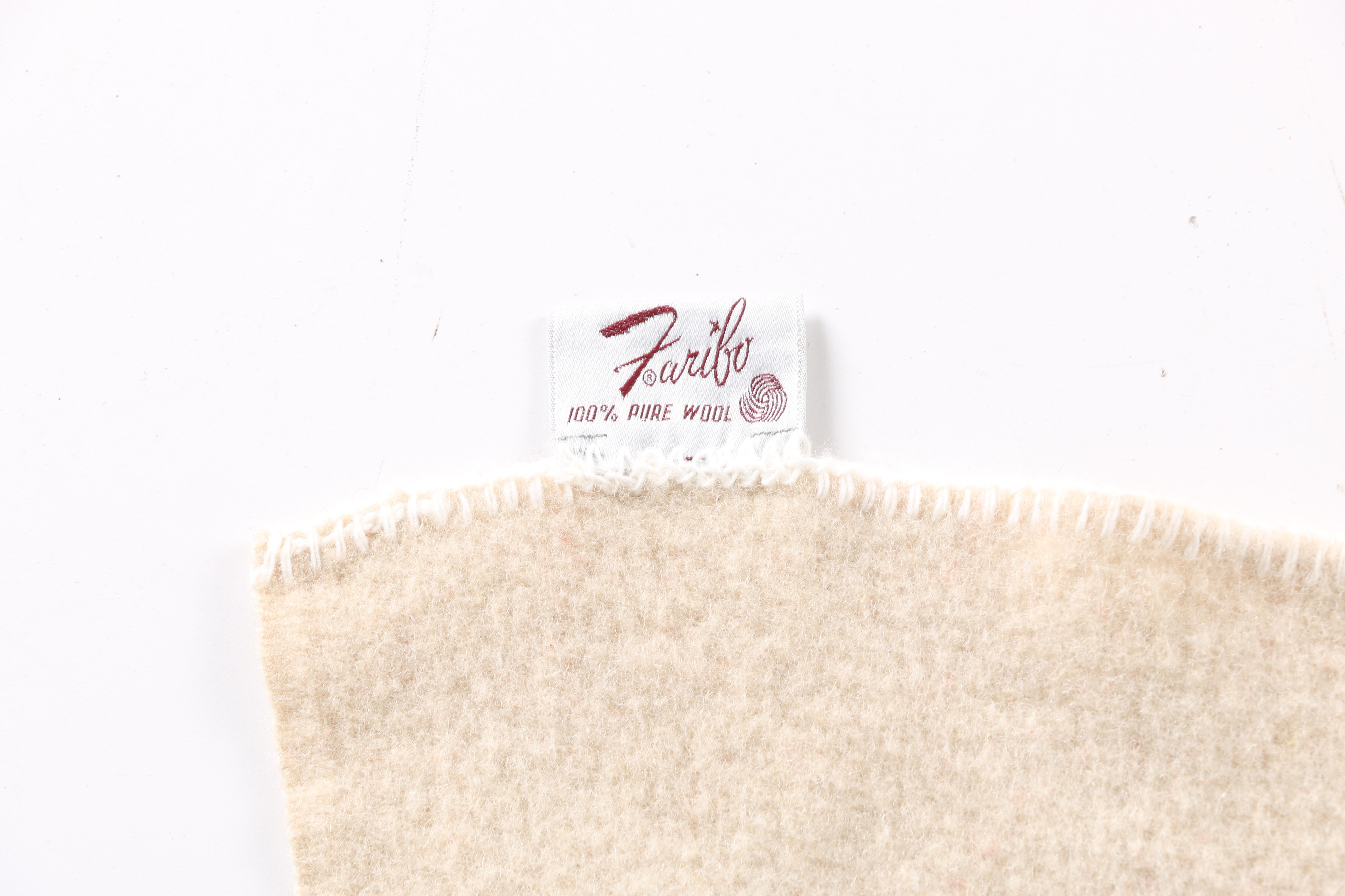 Vintage Faribo Wool Blanket