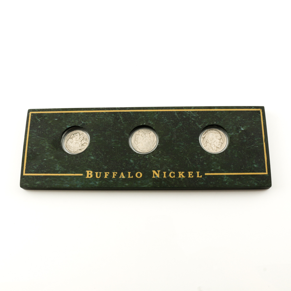Set of Three Buffalo Nickels