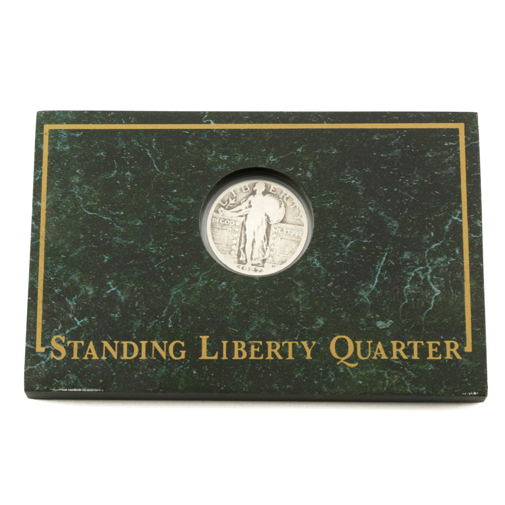 1927 Standing Liberty Silver Quarter