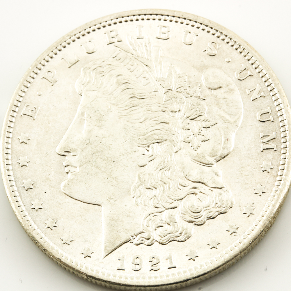 1921 Morgan Silver Dollar