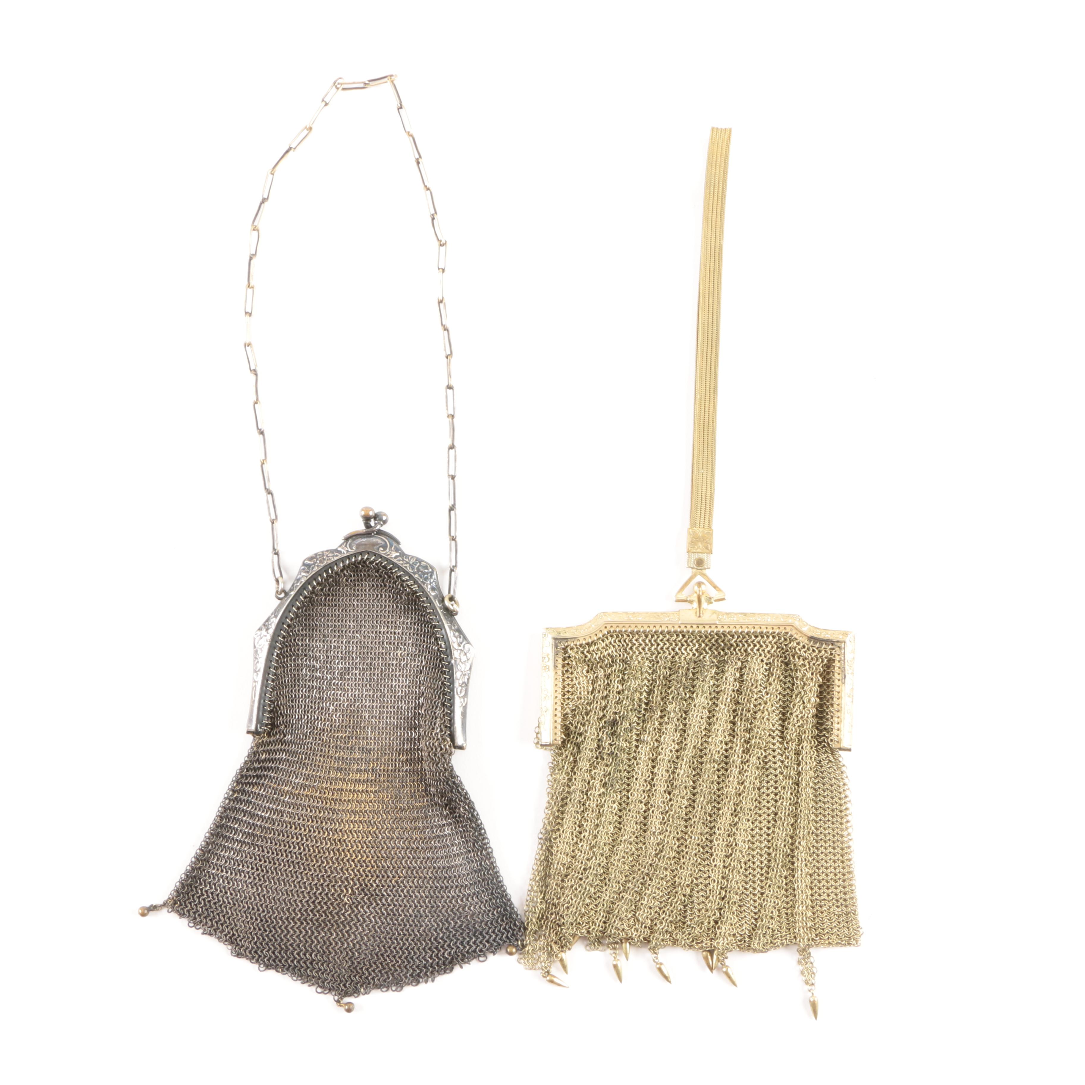 Vintage Metal Mesh Evening Bags Including Whiting & Davis