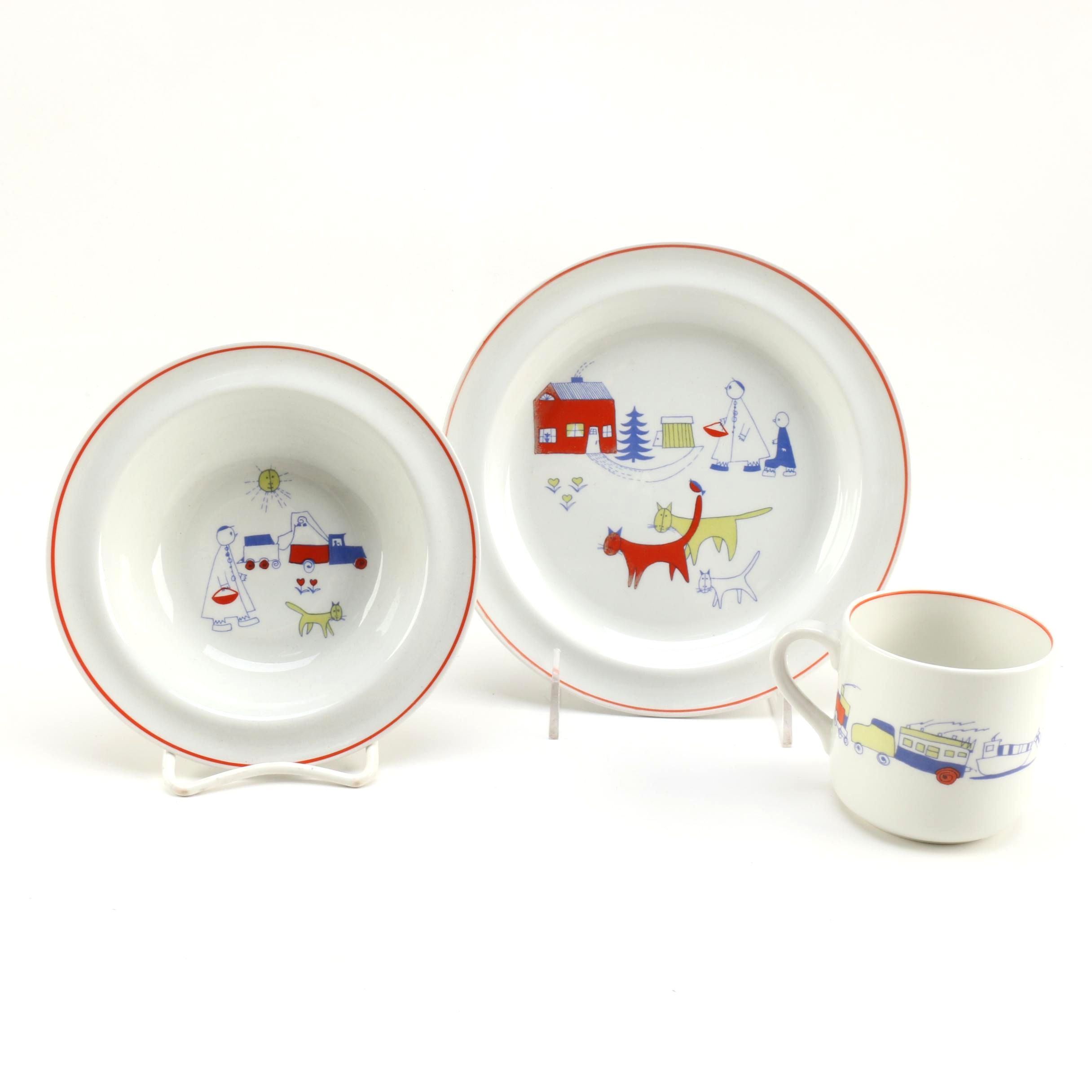 Arabia of Finland Children's Three Piece Place Setting