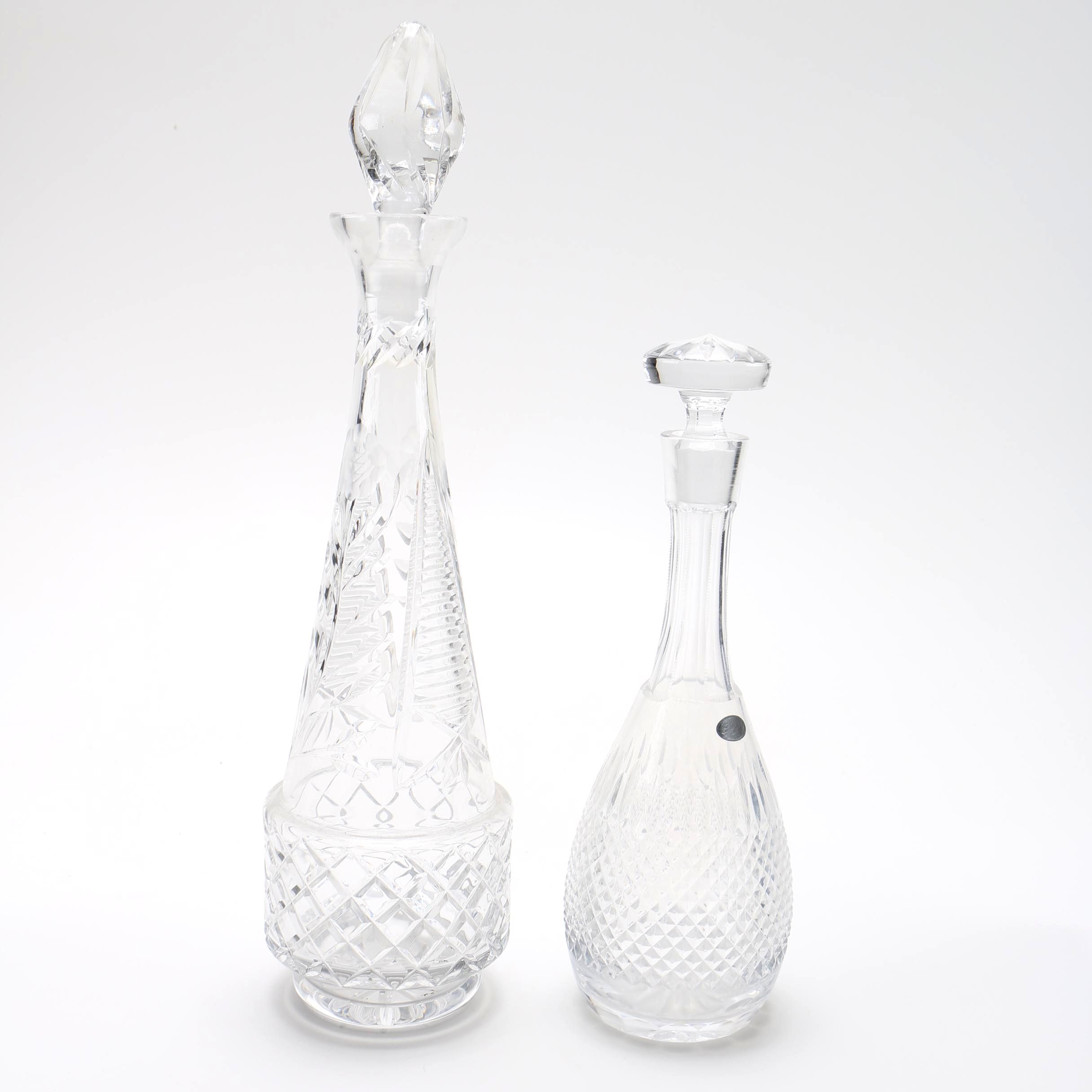 Crystal and Cut Glass Decanters