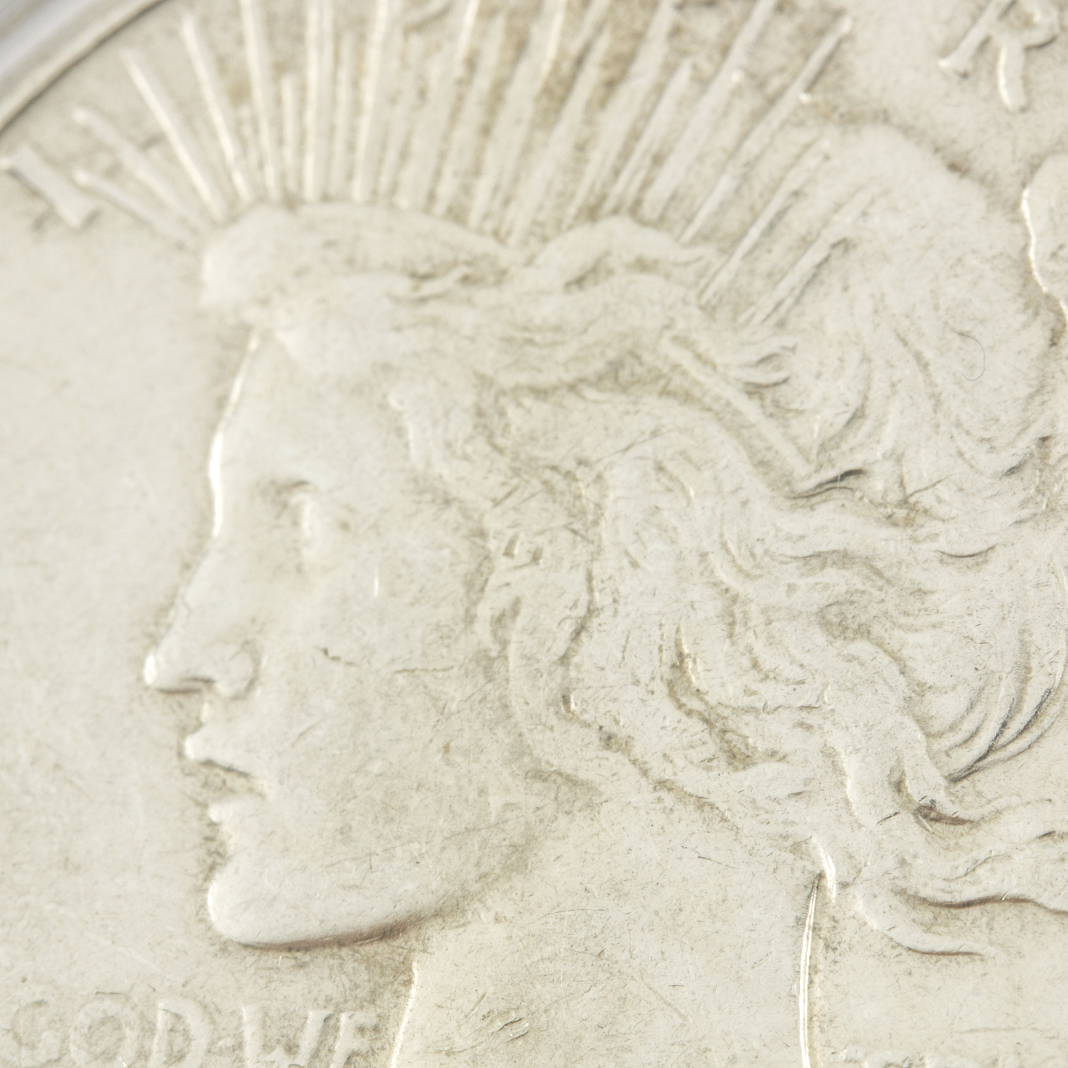 Set of Two Peace Silver Dollars