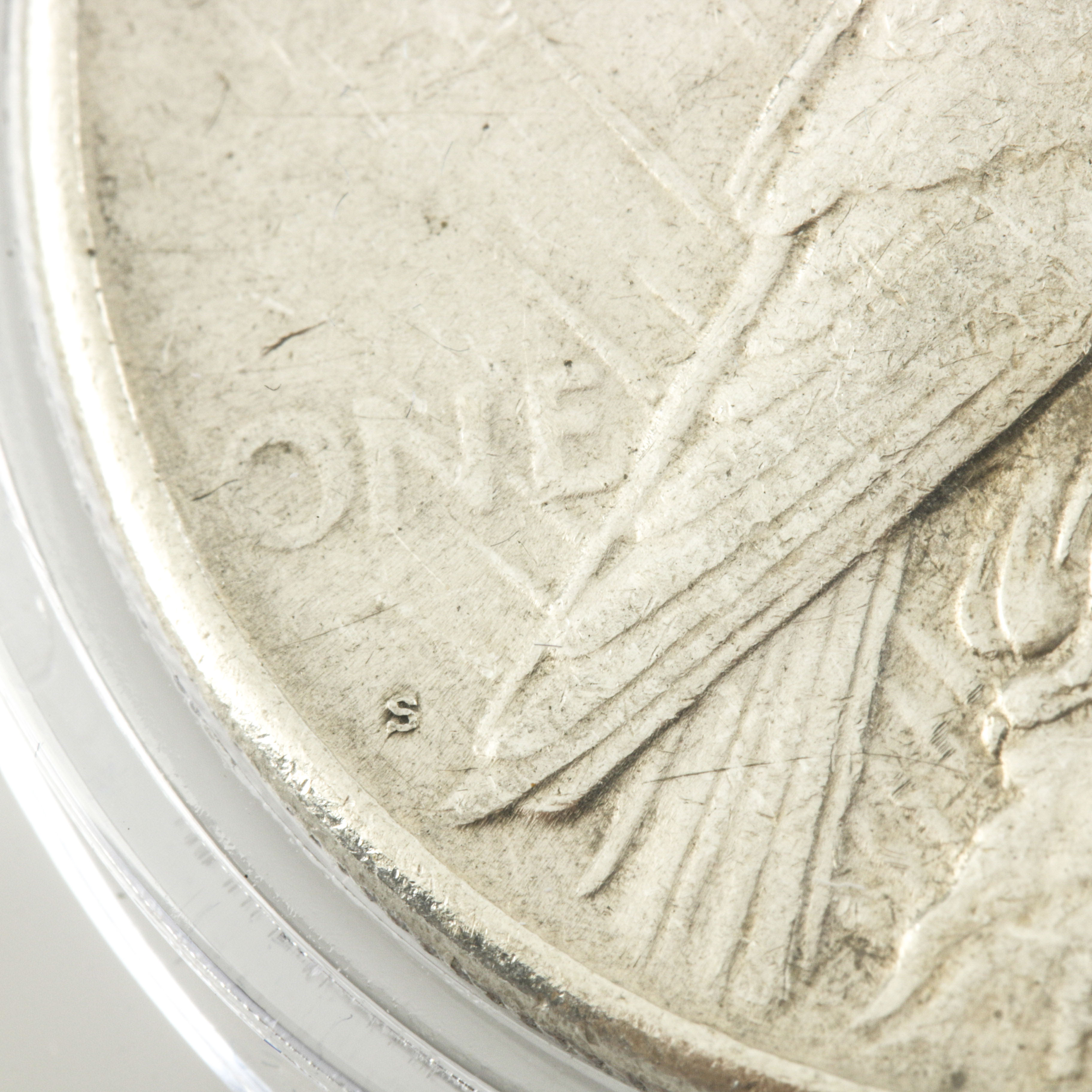 Set of Two Peace Silver Dollars