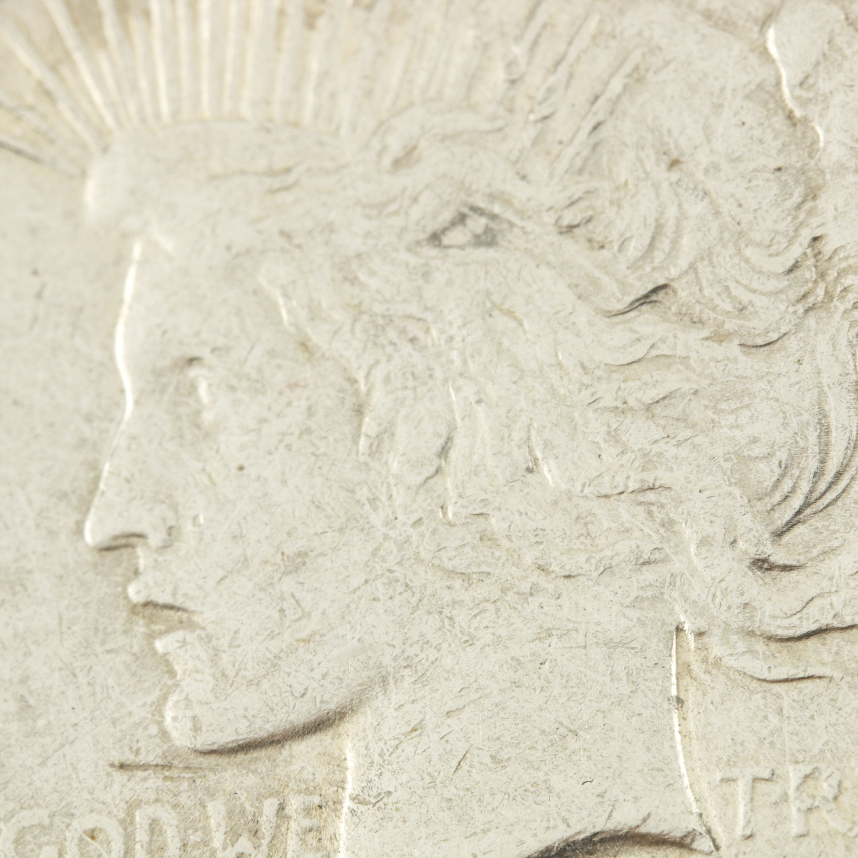 Set of Two Peace Silver Dollars