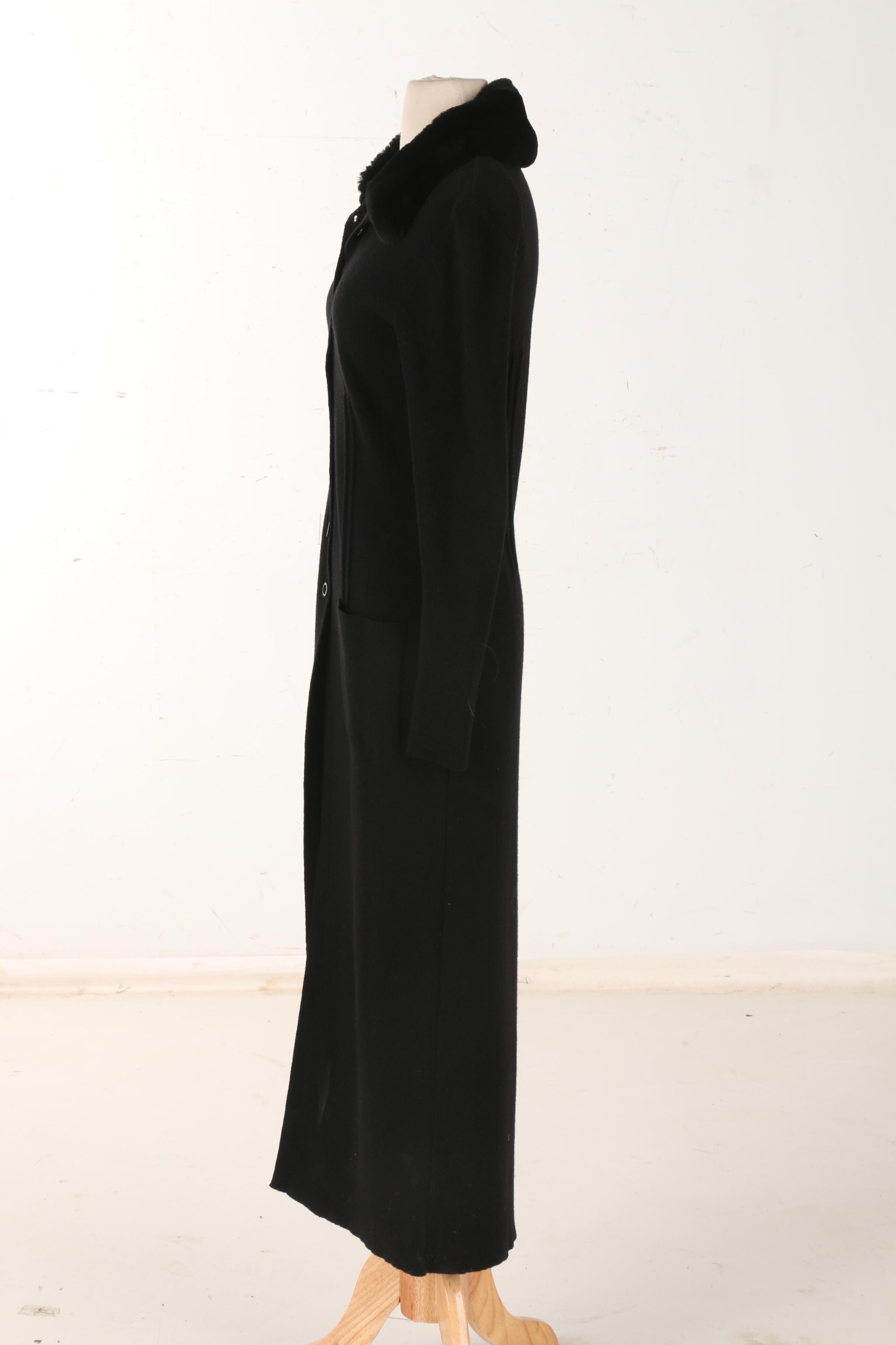 Sonia Rykiel Cardigan with Faux Fur Collar