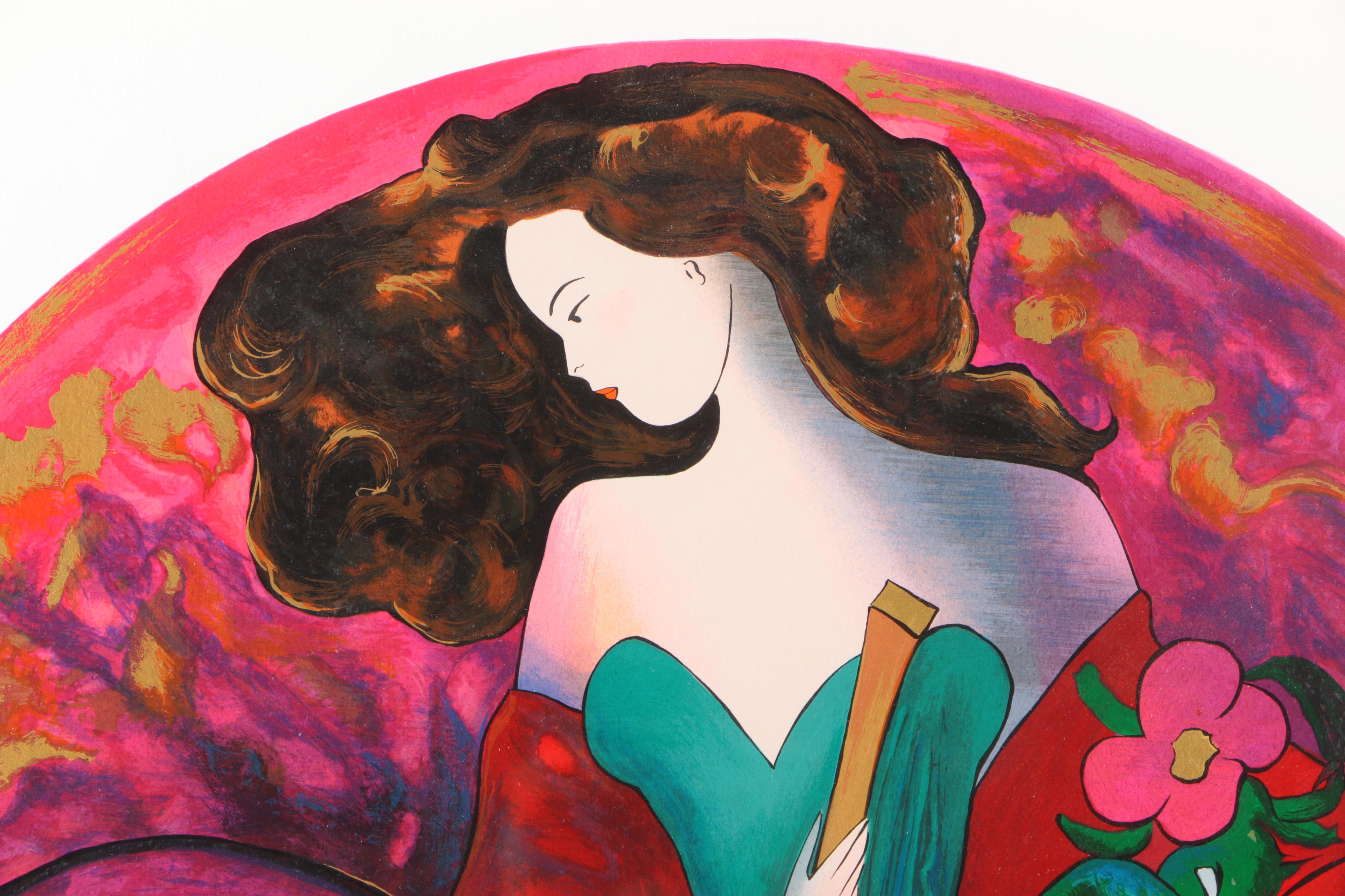 Linda Le Kinff Limited Edition Serigraph "La Clemence"