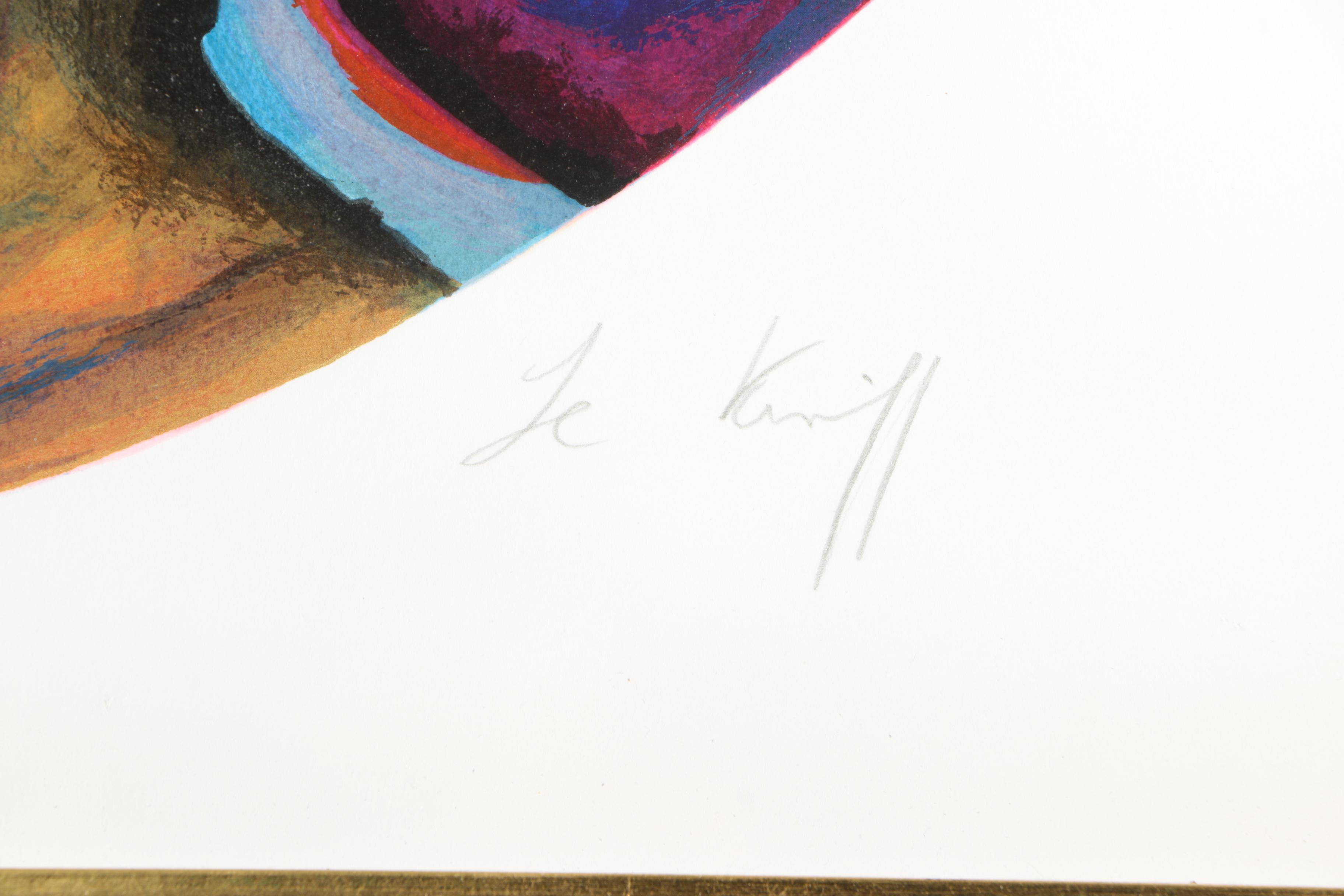 Linda Le Kinff Limited Edition Serigraph "La Clemence"