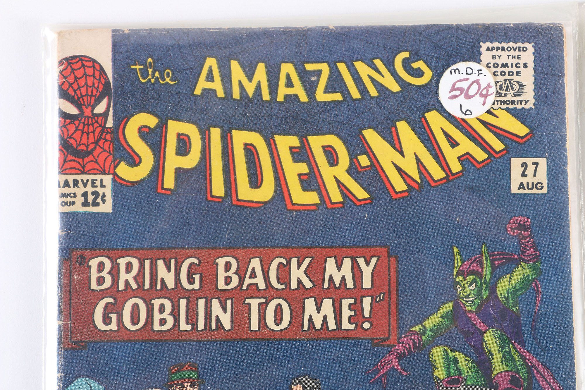1960s Marvel "Amazing Spider-Man" Comics Issues 27 and 55