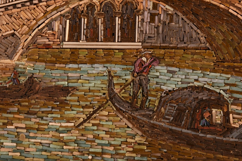 Exceptional 19th c. Micro Mosaic of the Ponte de Rialto, Venice