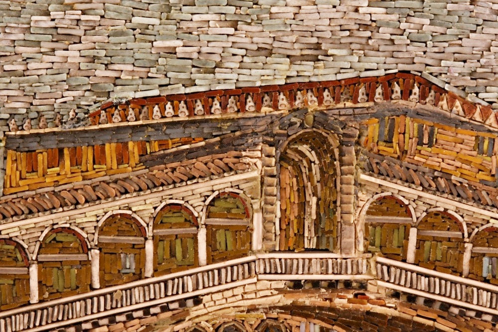 Exceptional 19th c. Micro Mosaic of the Ponte de Rialto, Venice