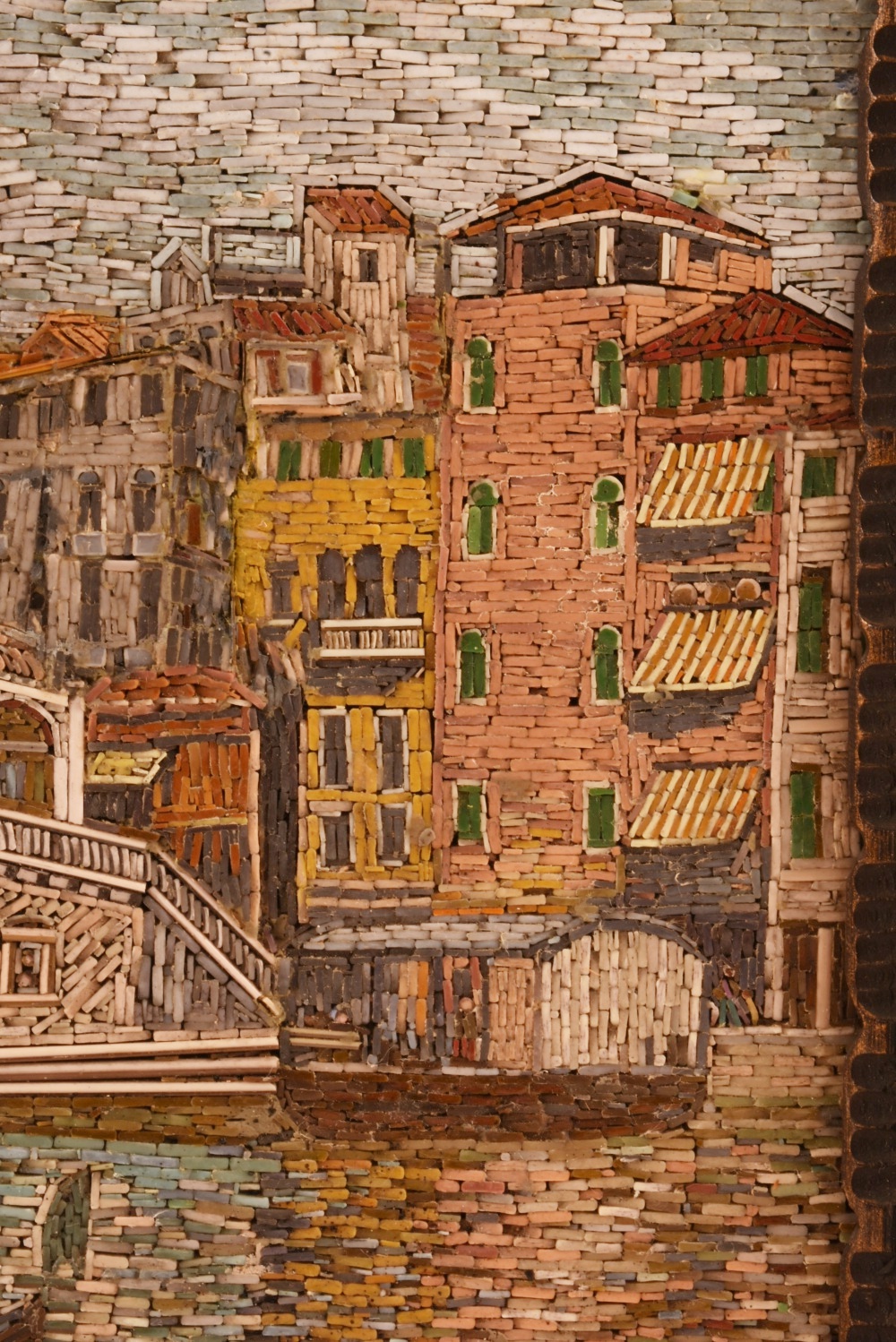 Exceptional 19th c. Micro Mosaic of the Ponte de Rialto, Venice
