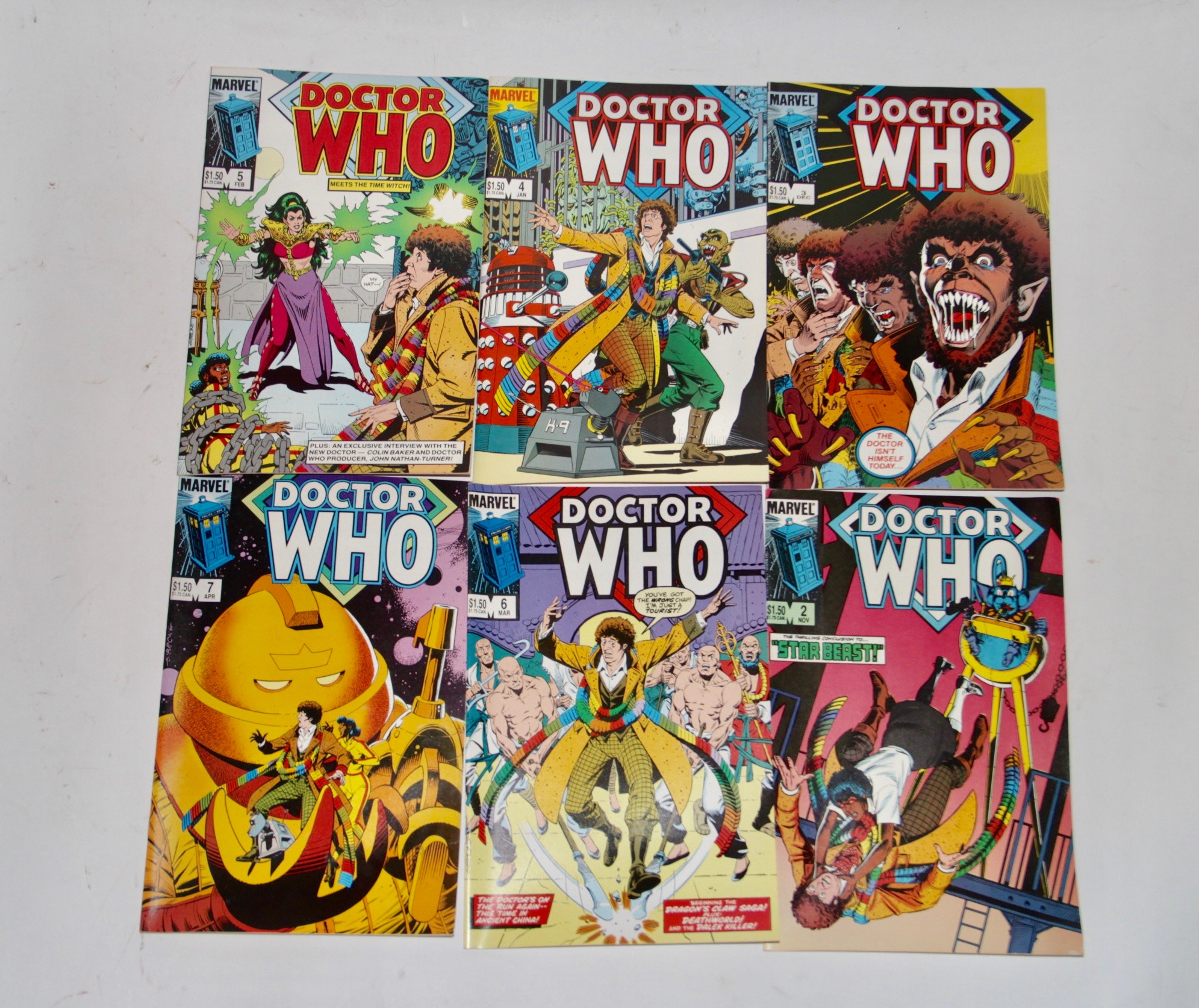 Bronze Age Marvel "Doctor Who" Comic Books