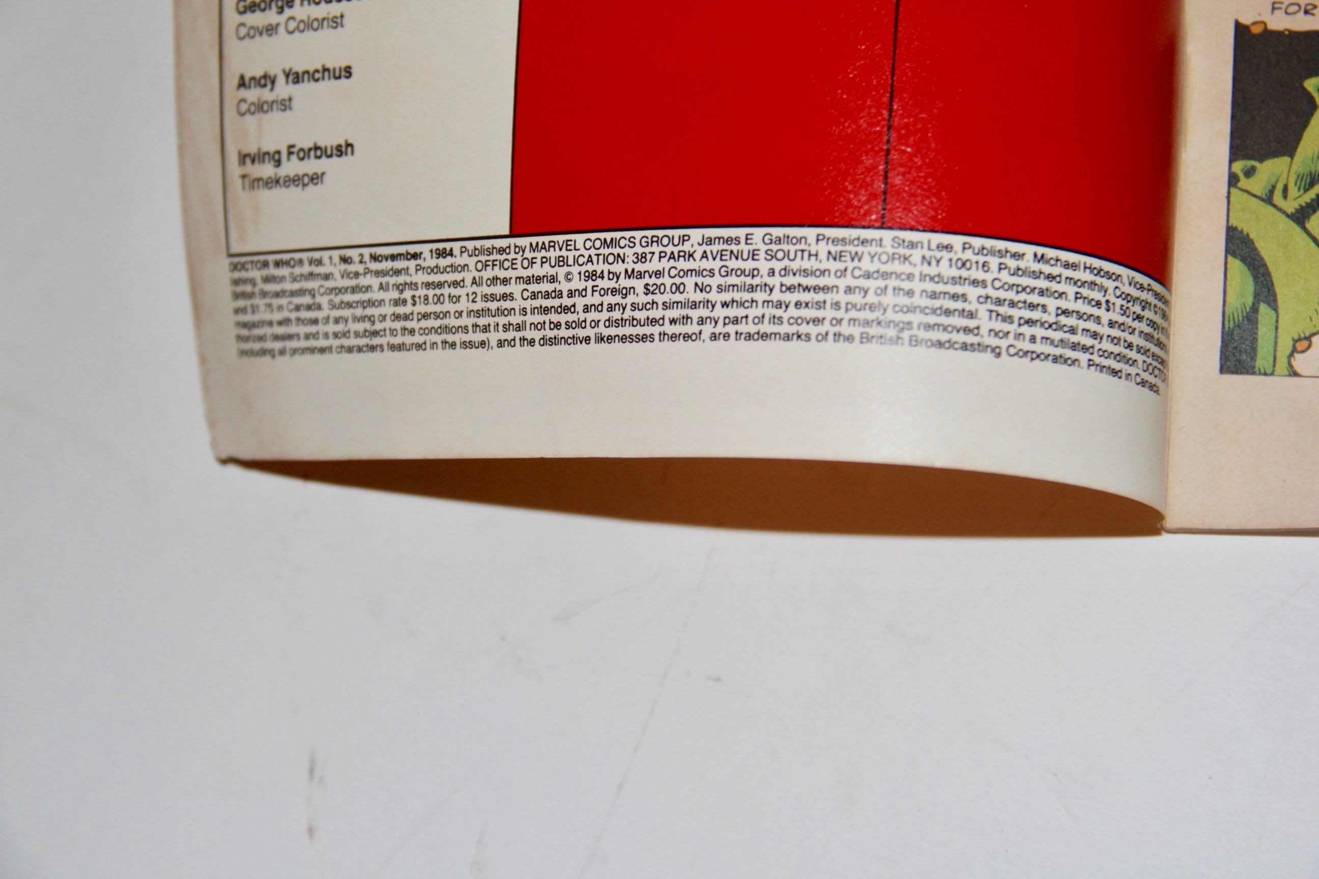 Bronze Age Marvel "Doctor Who" Comic Books