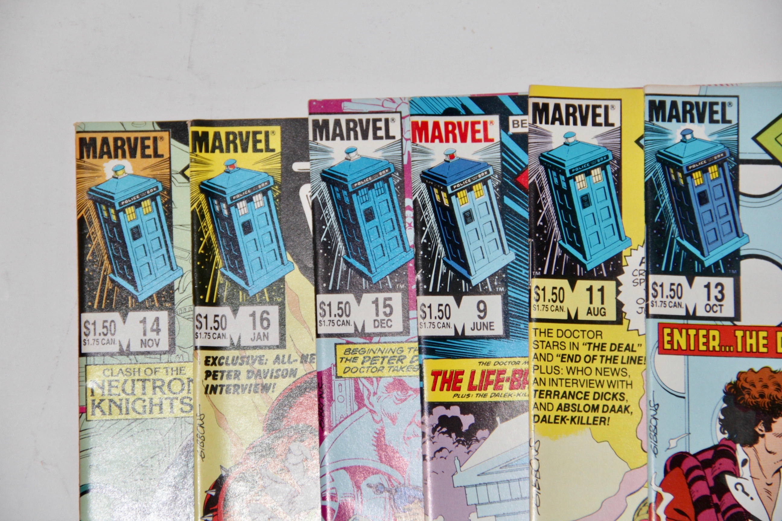 Bronze Age Marvel "Doctor Who" Comic Books