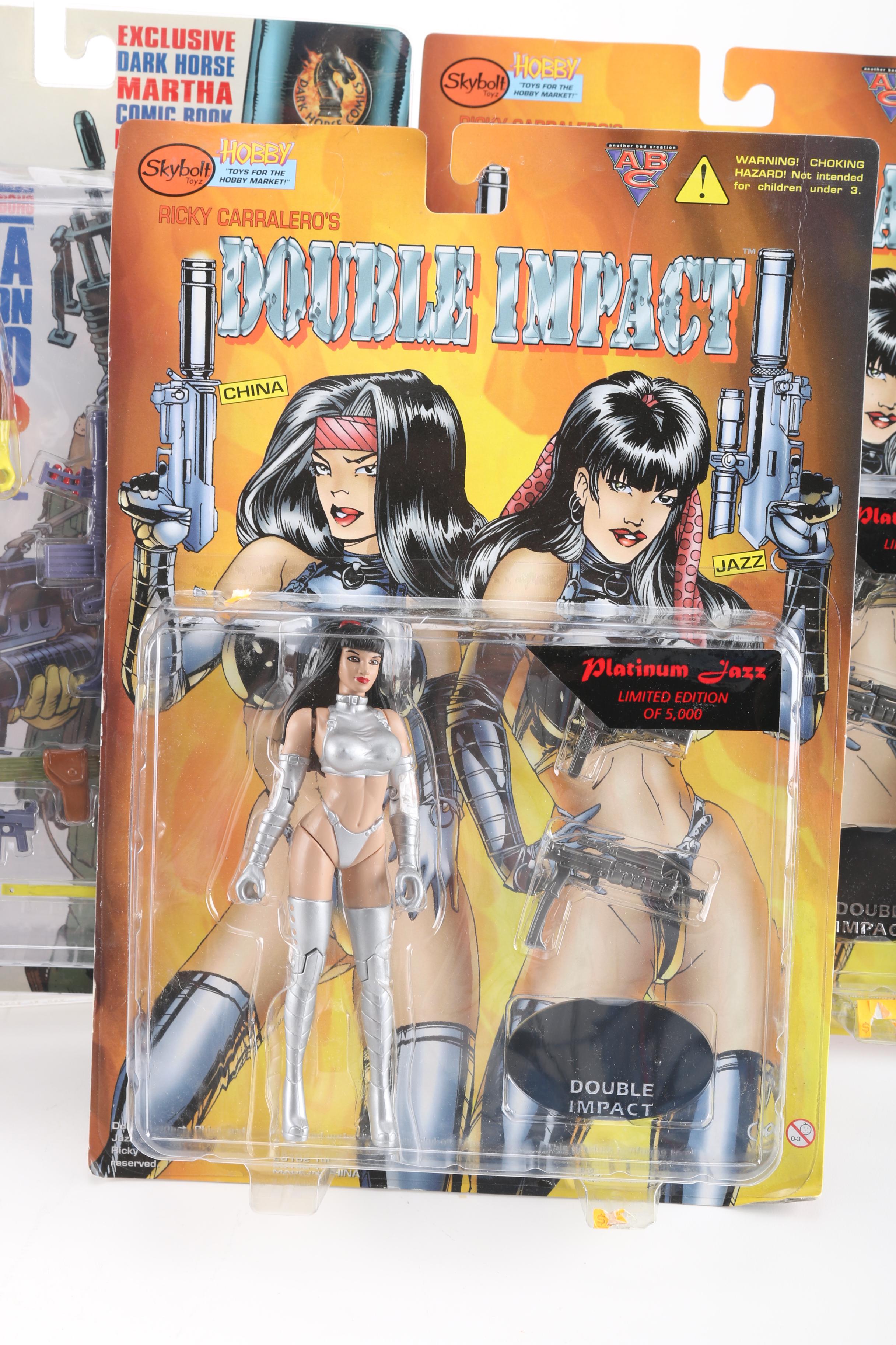 Variety of Female Action Figures Including Ghost, Martha Washington