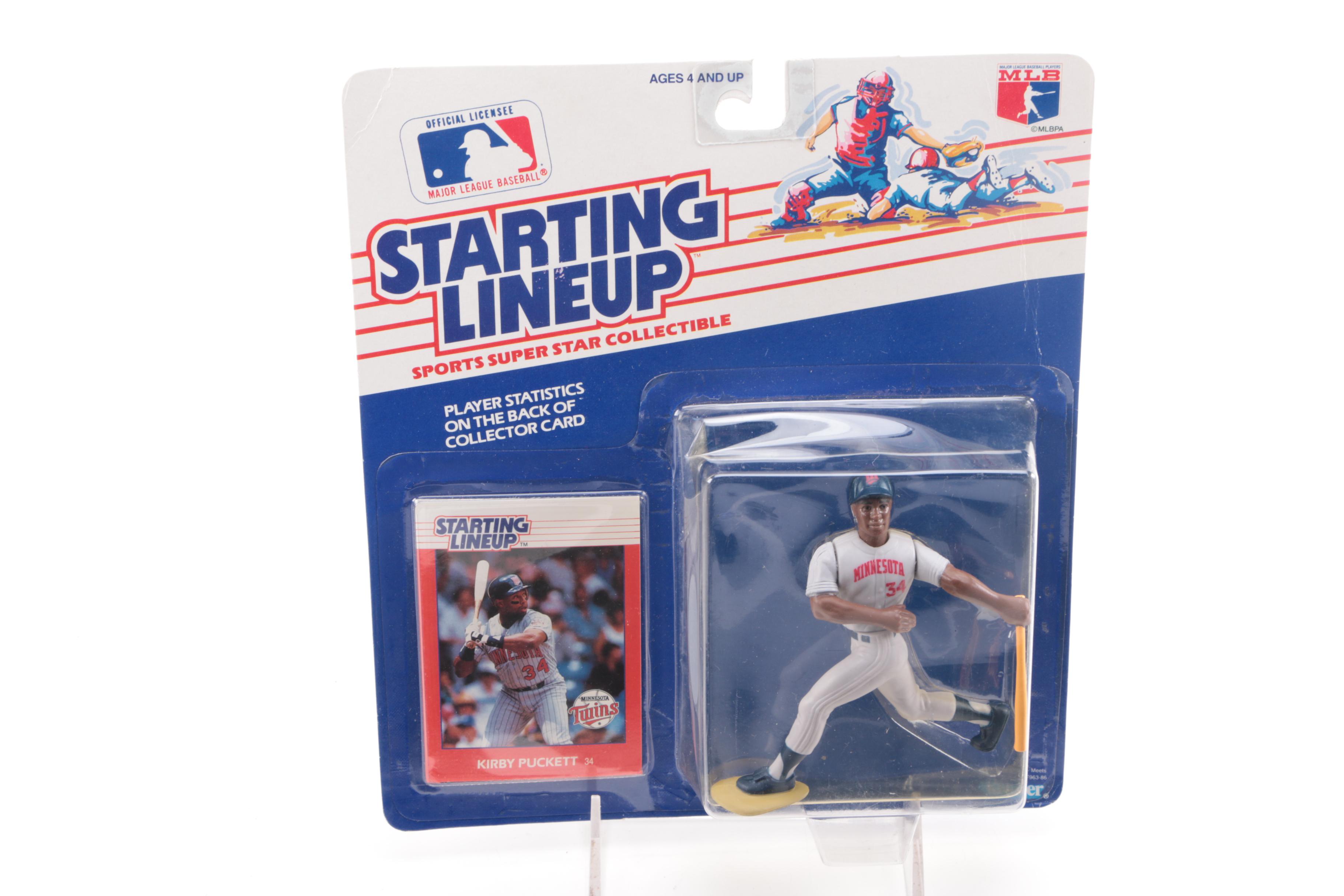 MLB Starting Lineup Sports Super Star Collectible Figures and Cards