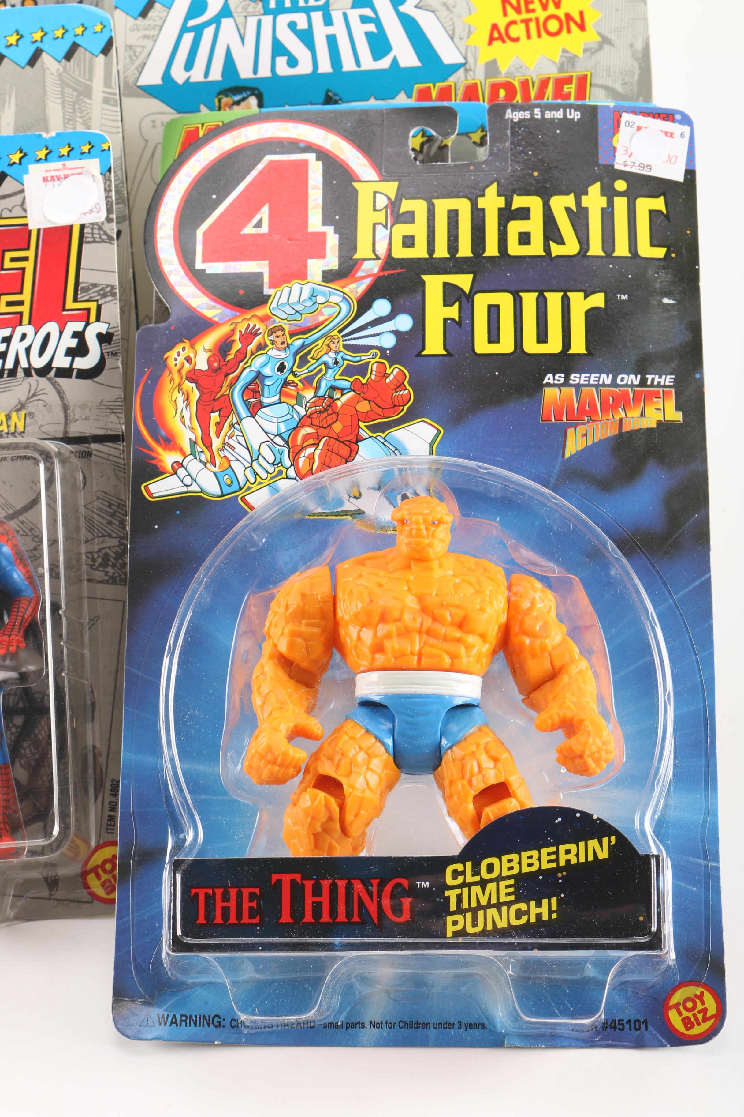 Collection of Marvel Action Figures