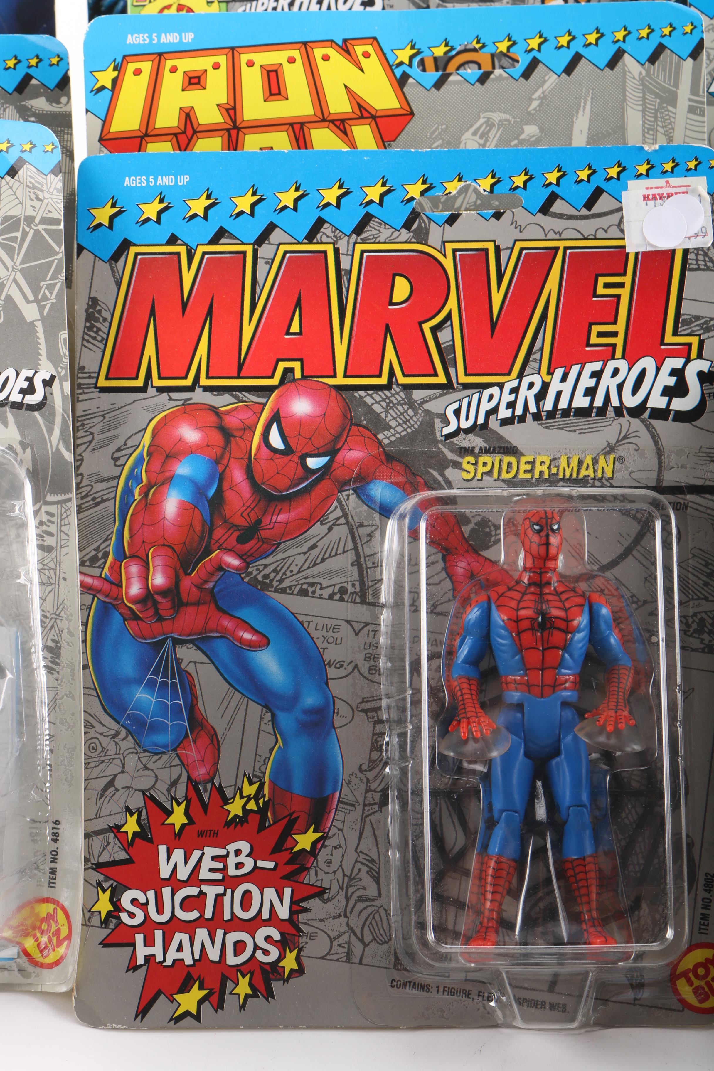 Collection of Marvel Action Figures
