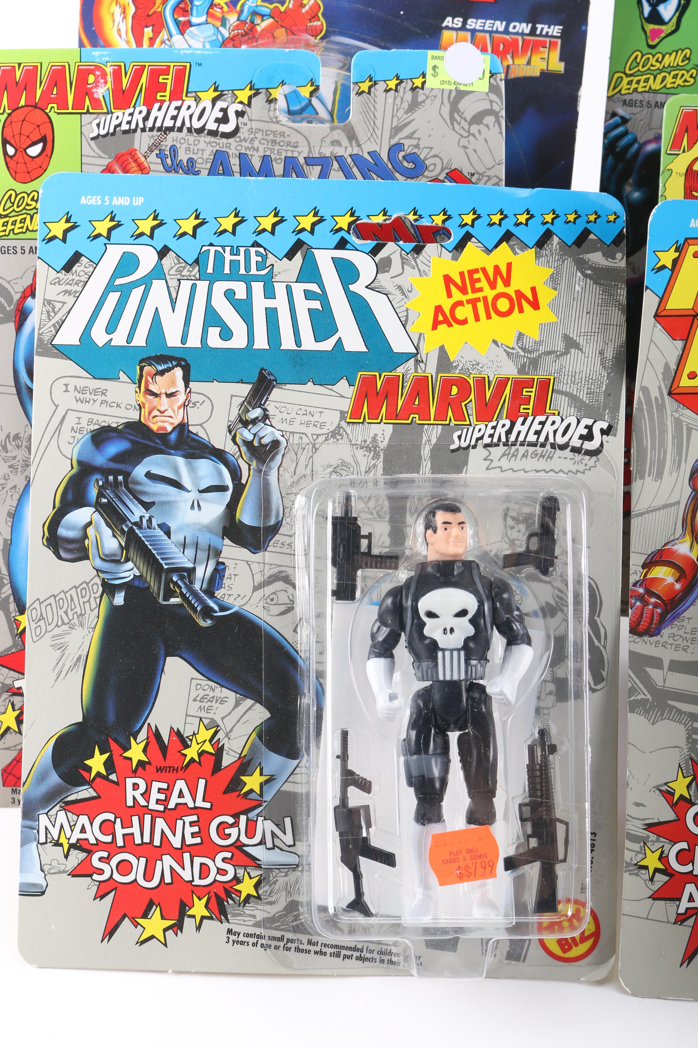 Collection of Marvel Action Figures