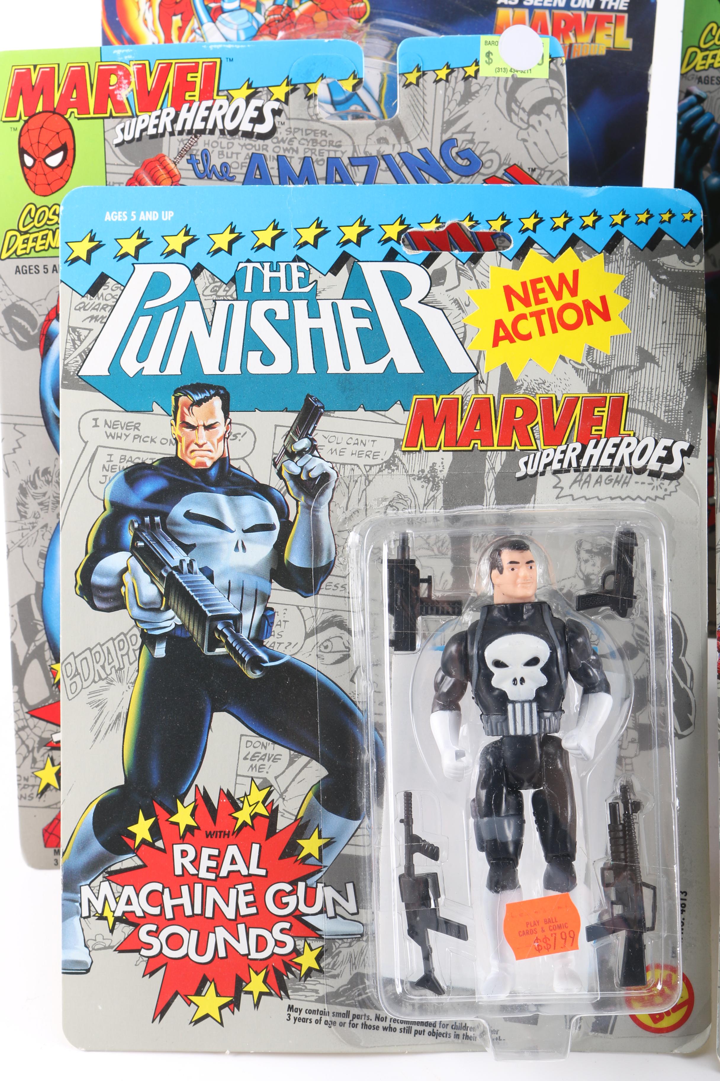 Collection of Marvel Action Figures