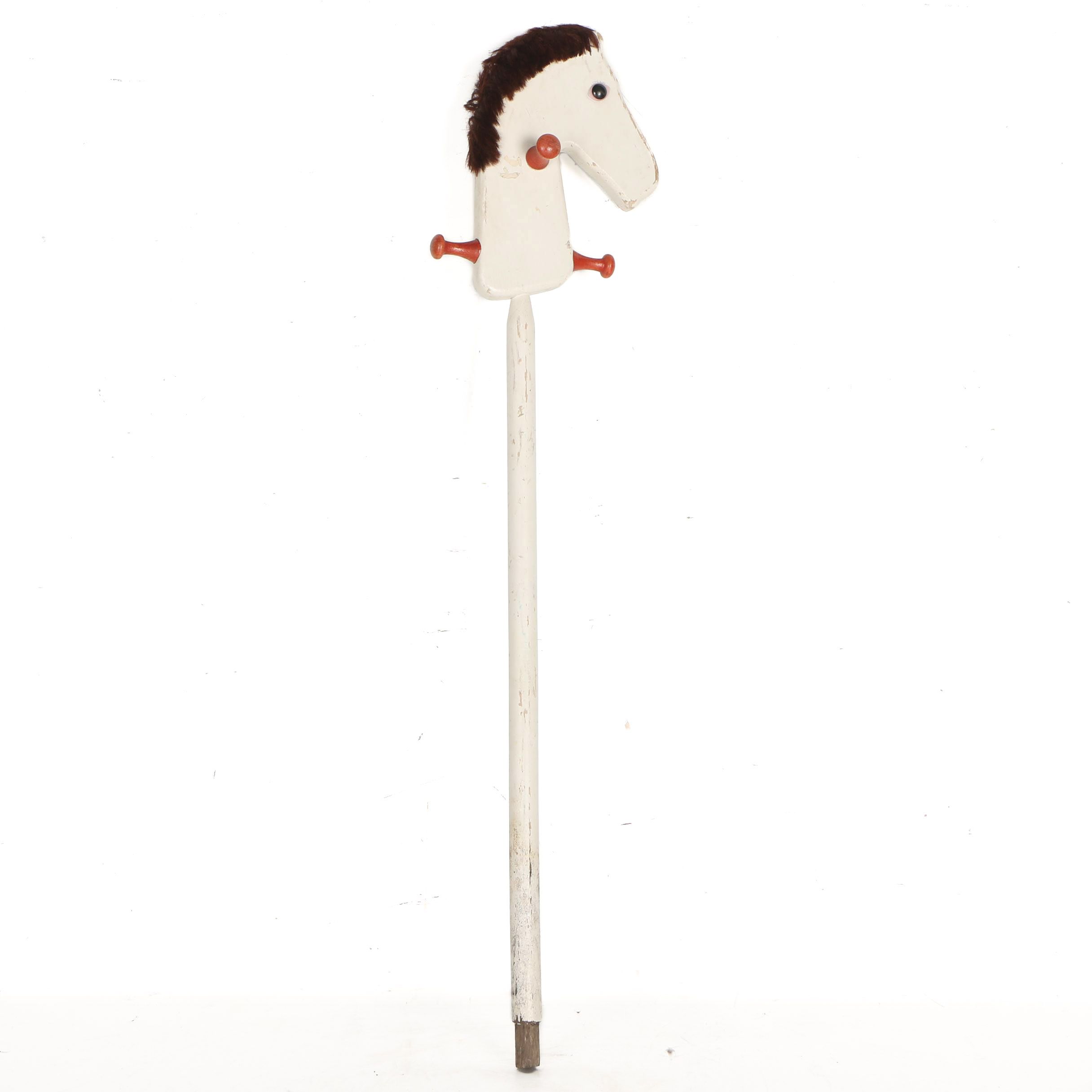 White Wooden Hobby Horse