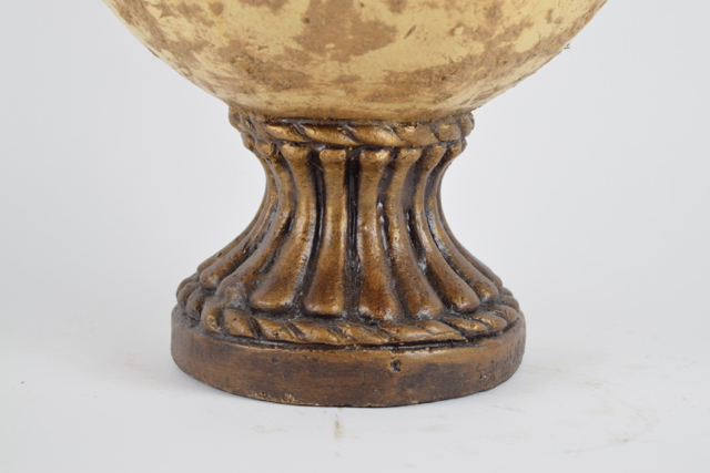 Covered Neoclassical Style Terracotta Urn