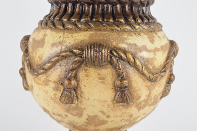 Covered Neoclassical Style Terracotta Urn