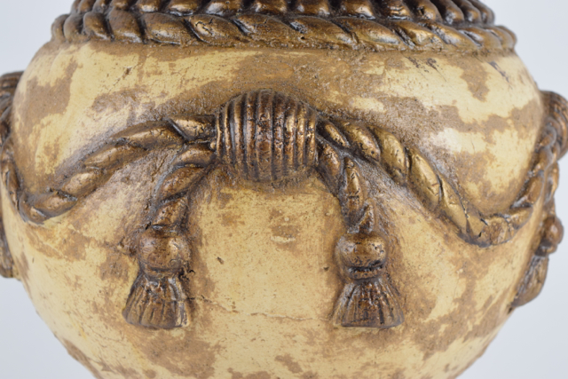 Covered Neoclassical Style Terracotta Urn