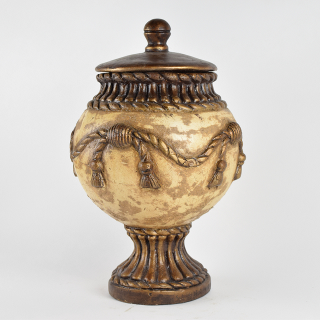 Covered Neoclassical Style Terracotta Urn