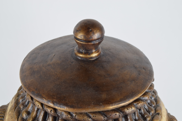 Covered Neoclassical Style Terracotta Urn