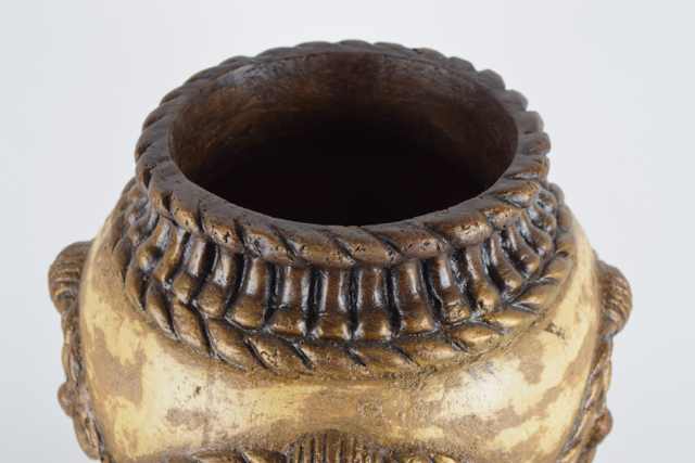 Covered Neoclassical Style Terracotta Urn