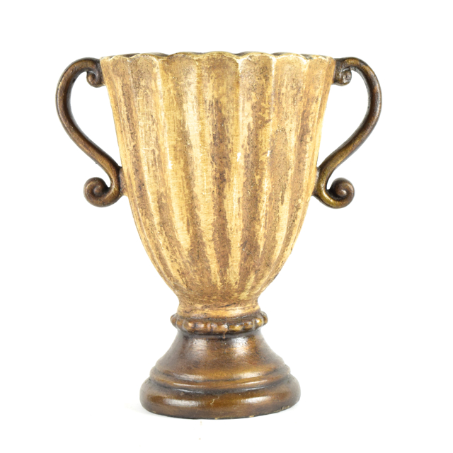 Handled Trophy Style Terracotta Urn Planter