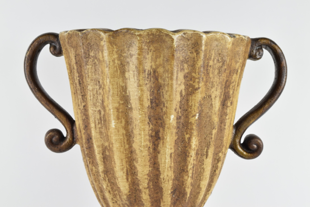 Handled Trophy Style Terracotta Urn Planter