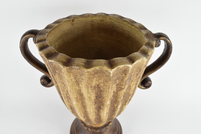 Handled Trophy Style Terracotta Urn Planter