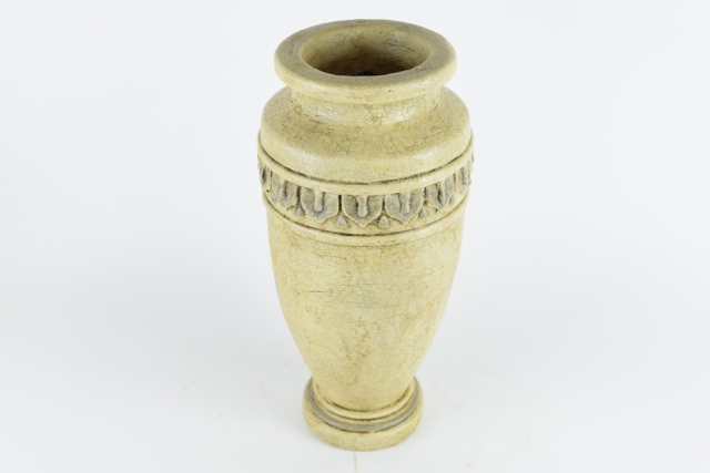Antiqued Cream Tone Terracotta Urn