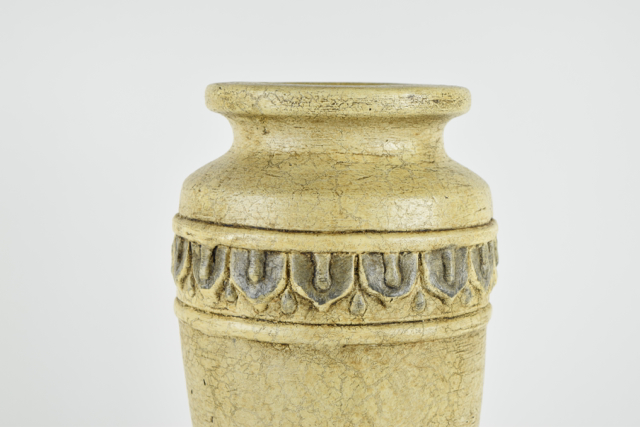 Antiqued Cream Tone Terracotta Urn