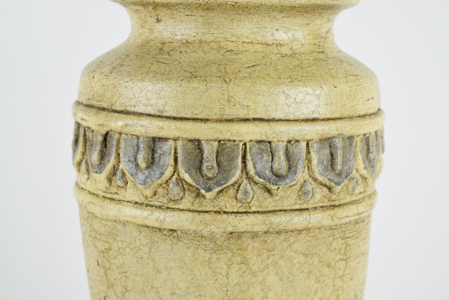 Antiqued Cream Tone Terracotta Urn