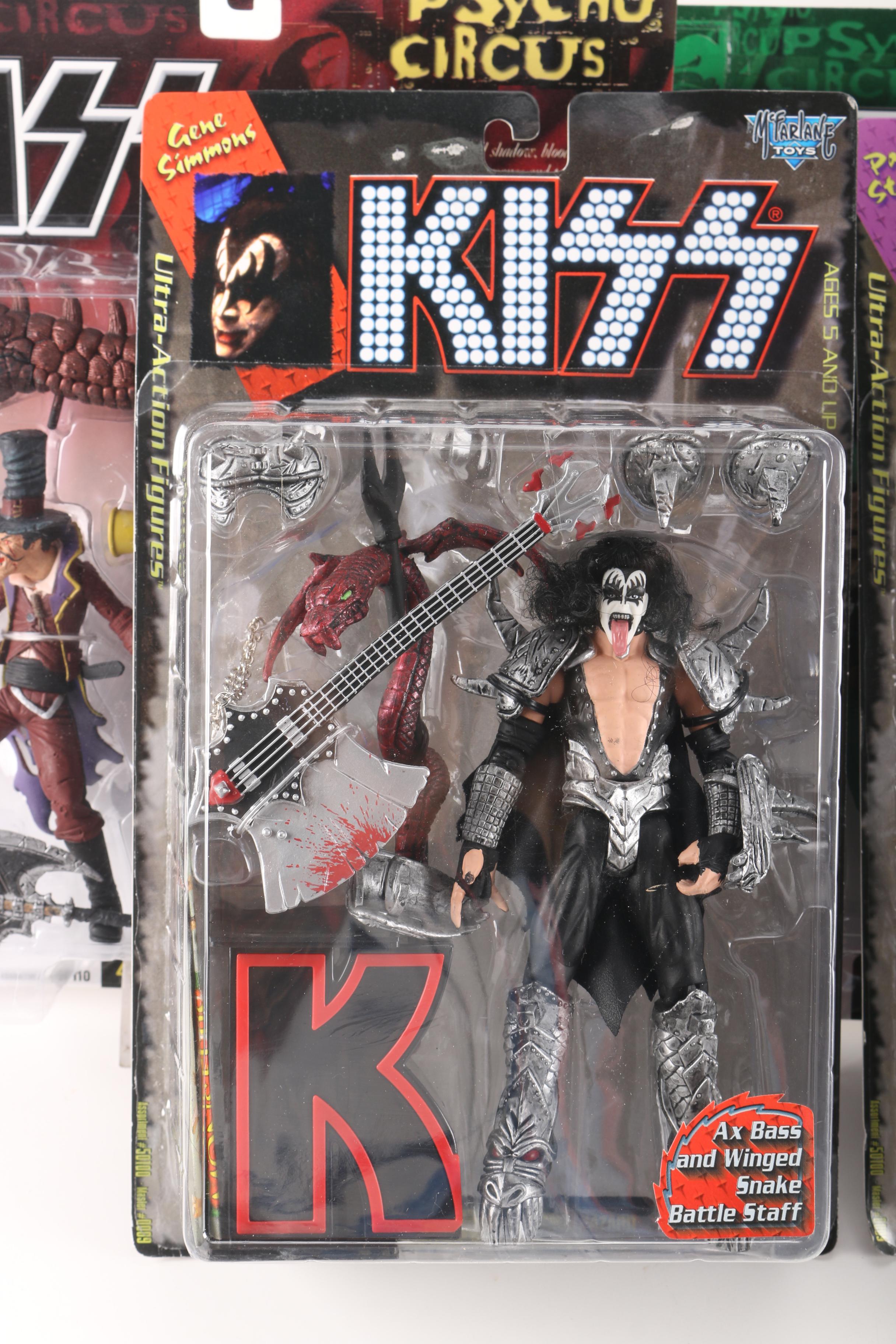 Assortment of KISS Figurines