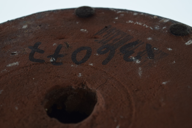 Black Modern Style Wheel Thrown Terracotta Floor Urn